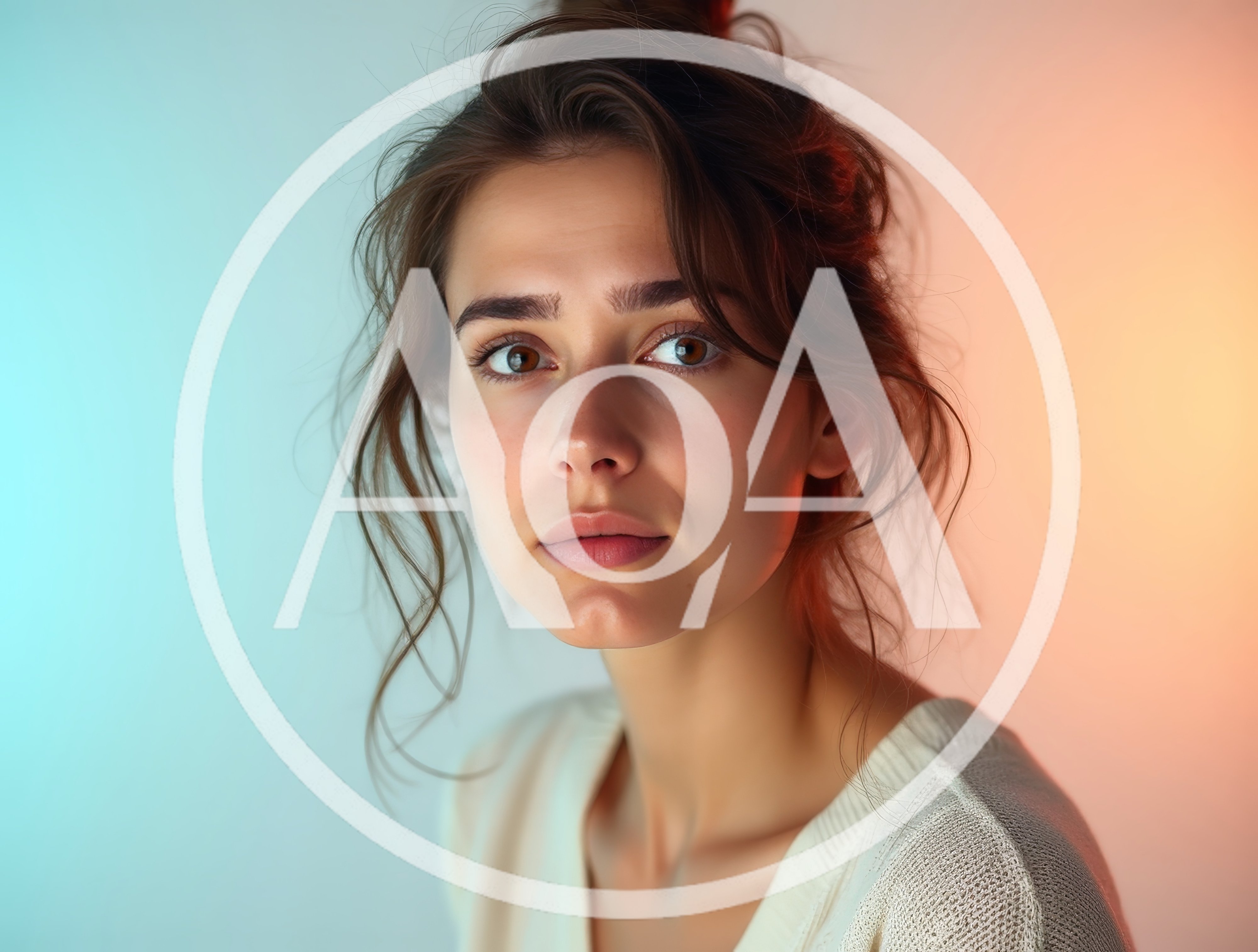 Portrait Of A Young Woman With Dual Lighting