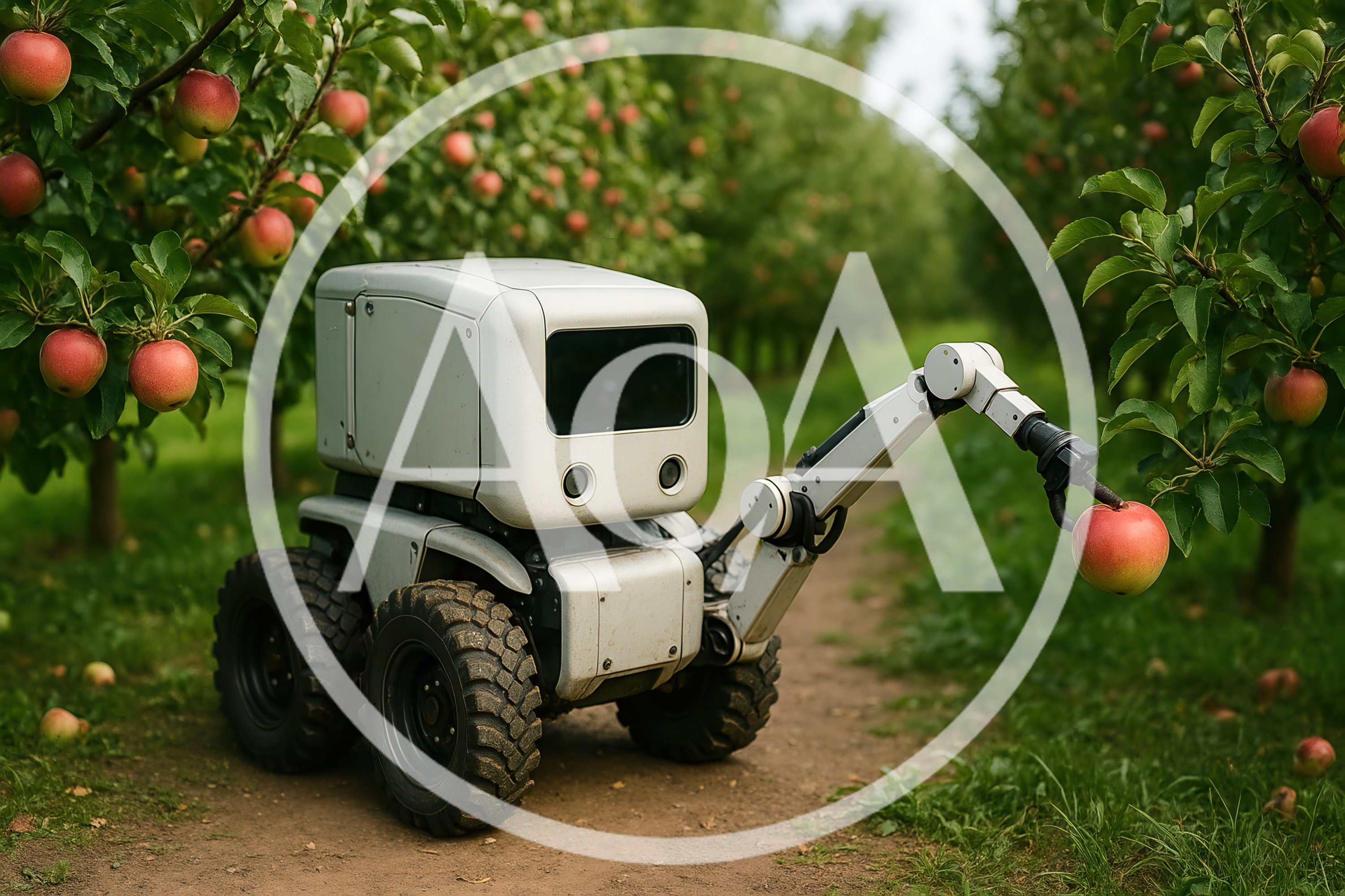 Autonomous Agricultural Robot Harvesting Apples In An Orchard