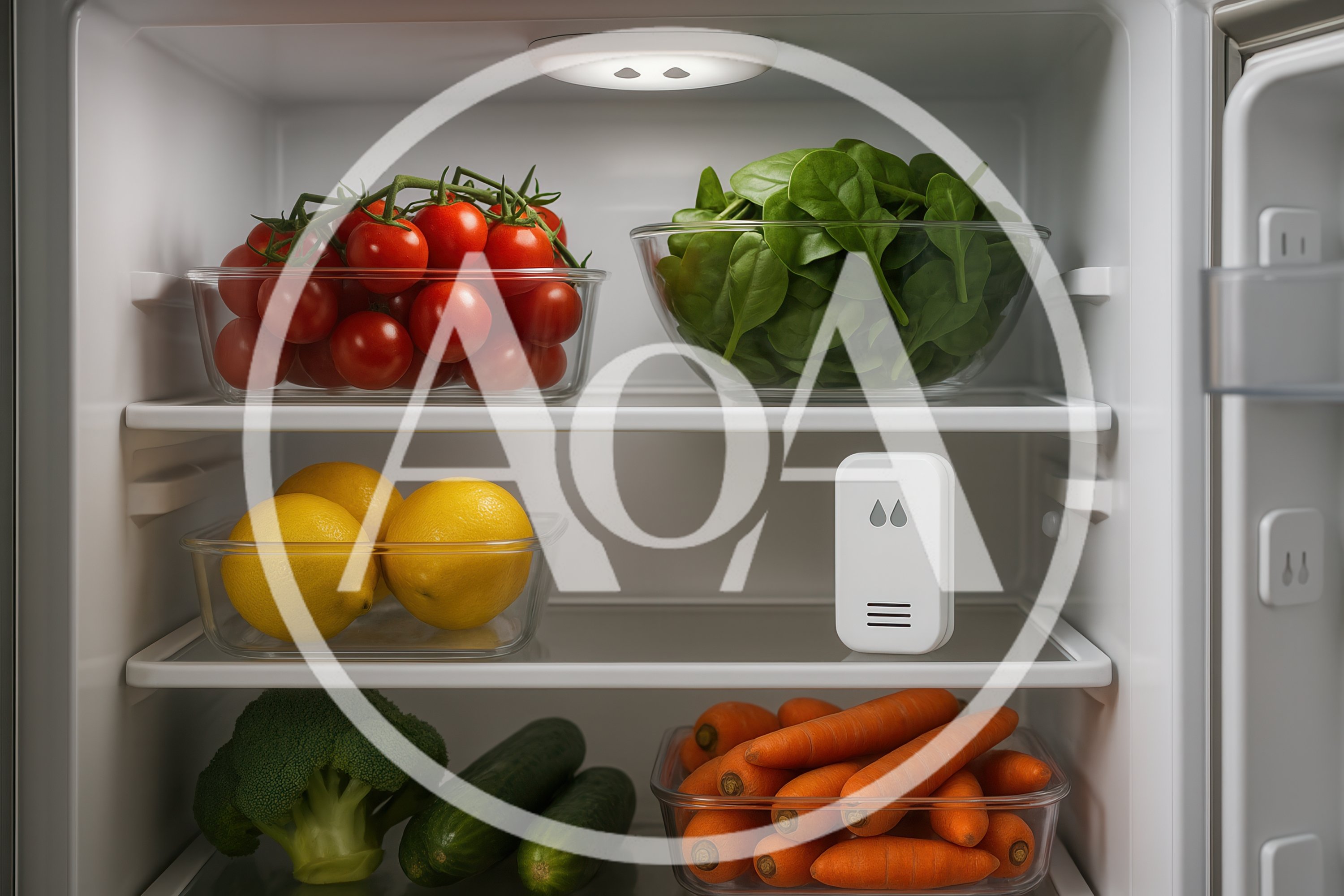 Fresh Vegetables And Fruits Inside A Refrigerator