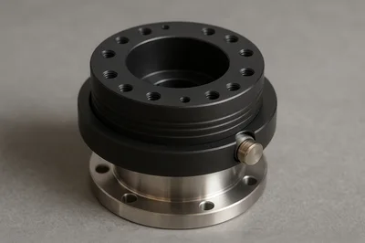 Precision Machined Metal Steering Wheel Quick Release Hub