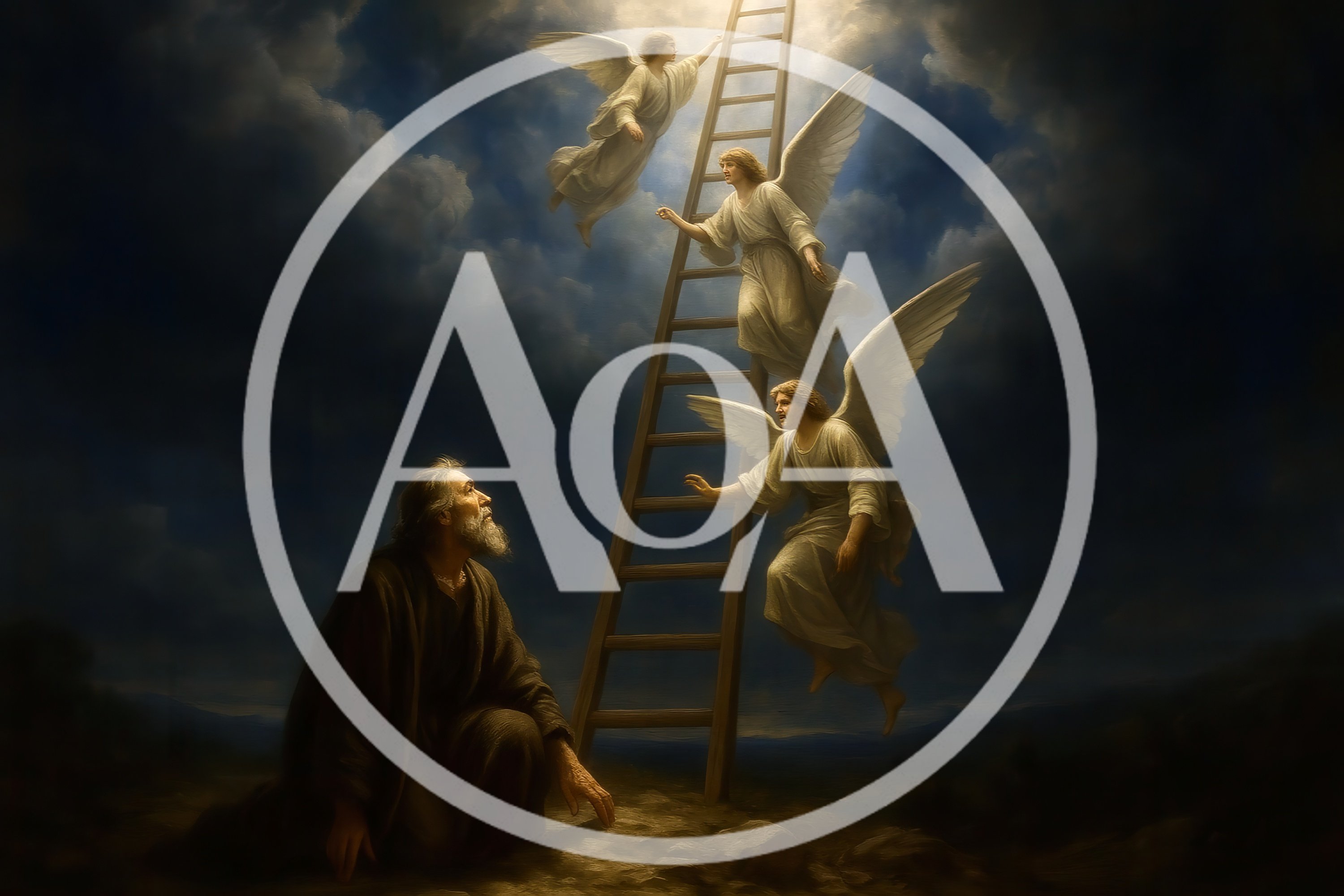 Jacob Dreaming Of Angels On A Heavenly Ladder