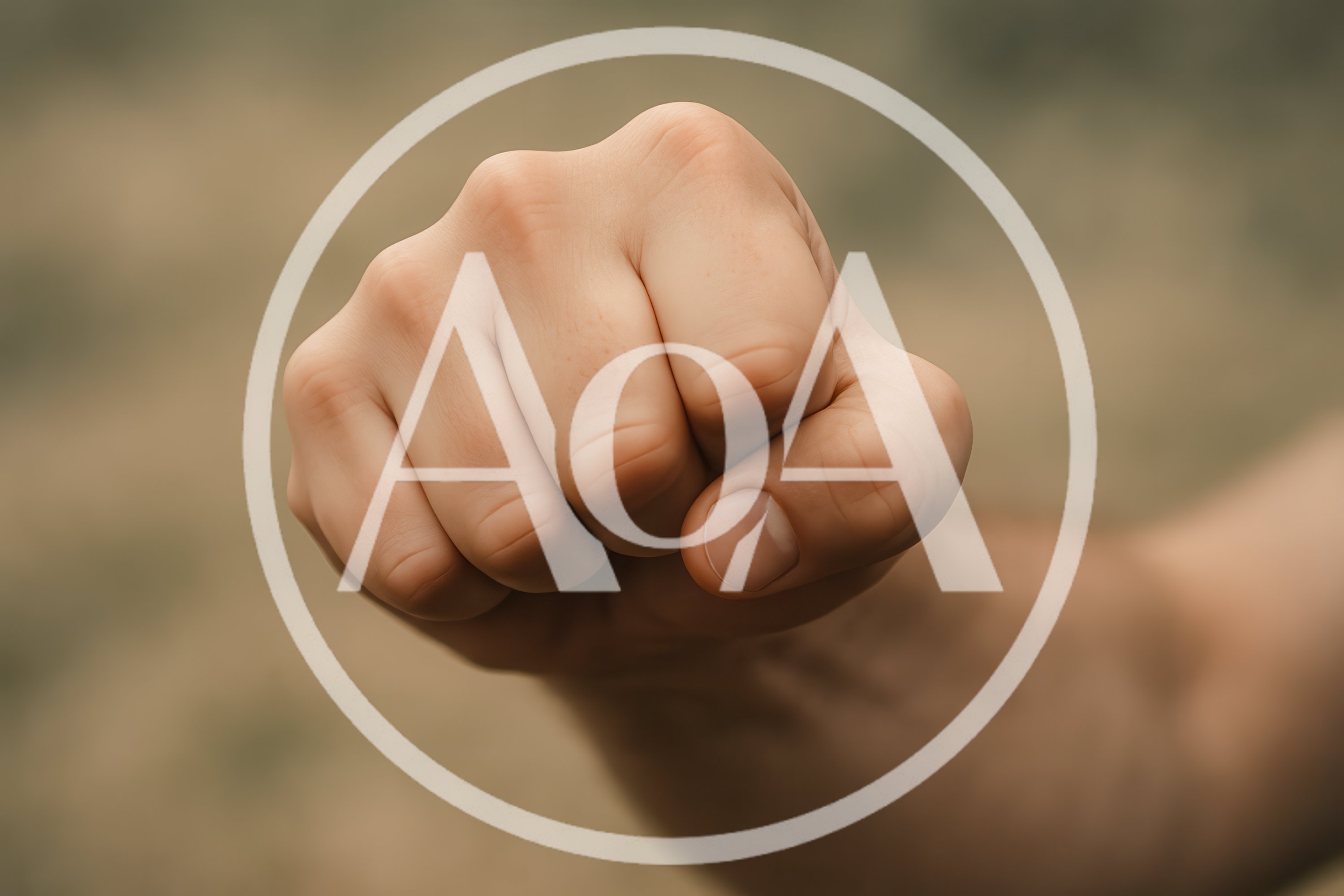 Close Up Of A Human Fist Held Forward