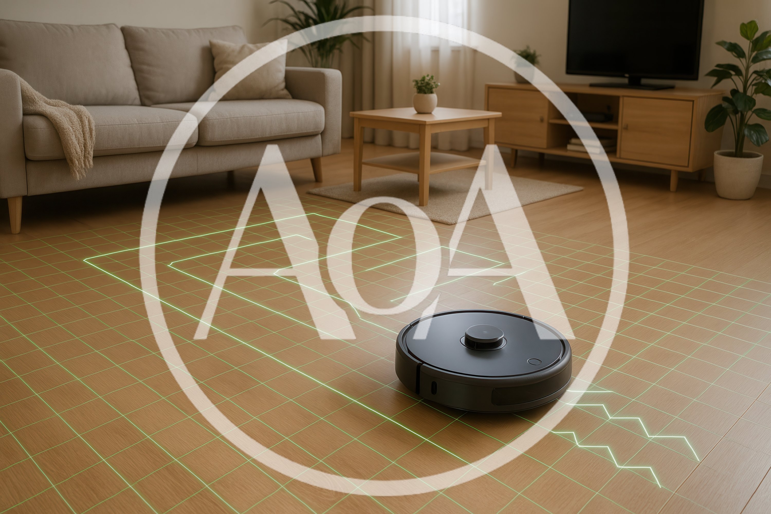 Robot Vacuum Cleaner Mapping Living Room Floor
