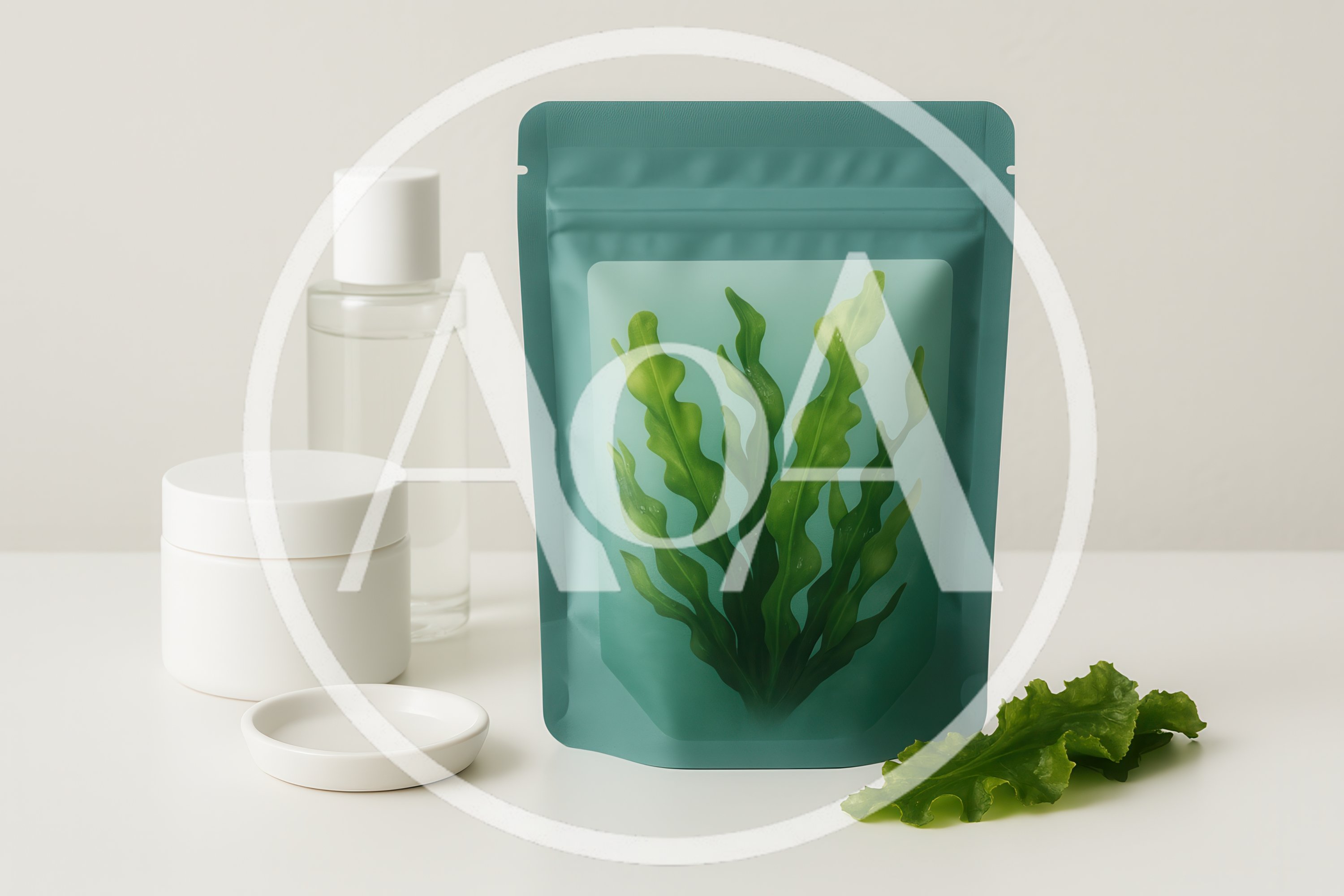 Skincare Products With Seaweed Extract Packaging