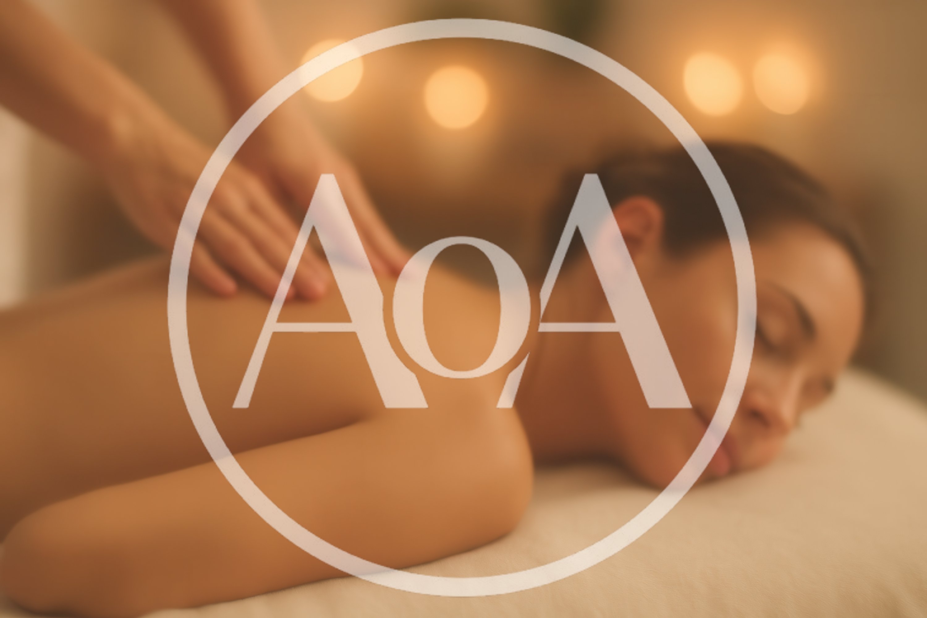 Woman Receiving A Relaxing Back Massage In A Spa