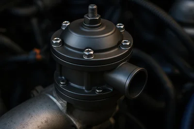 Automotive Blow Off Valve Installed On Engine