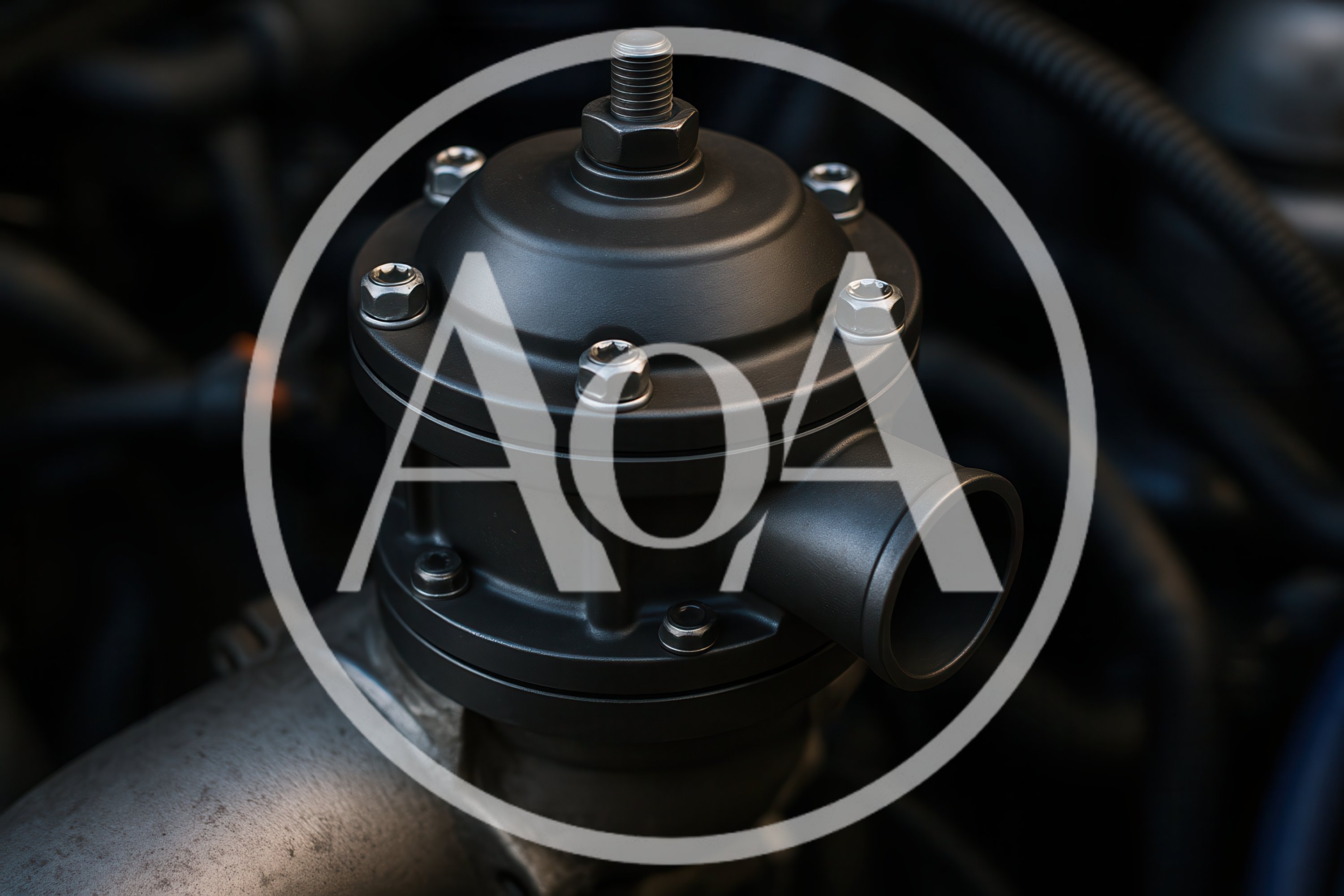 Automotive Blow Off Valve Installed On Engine