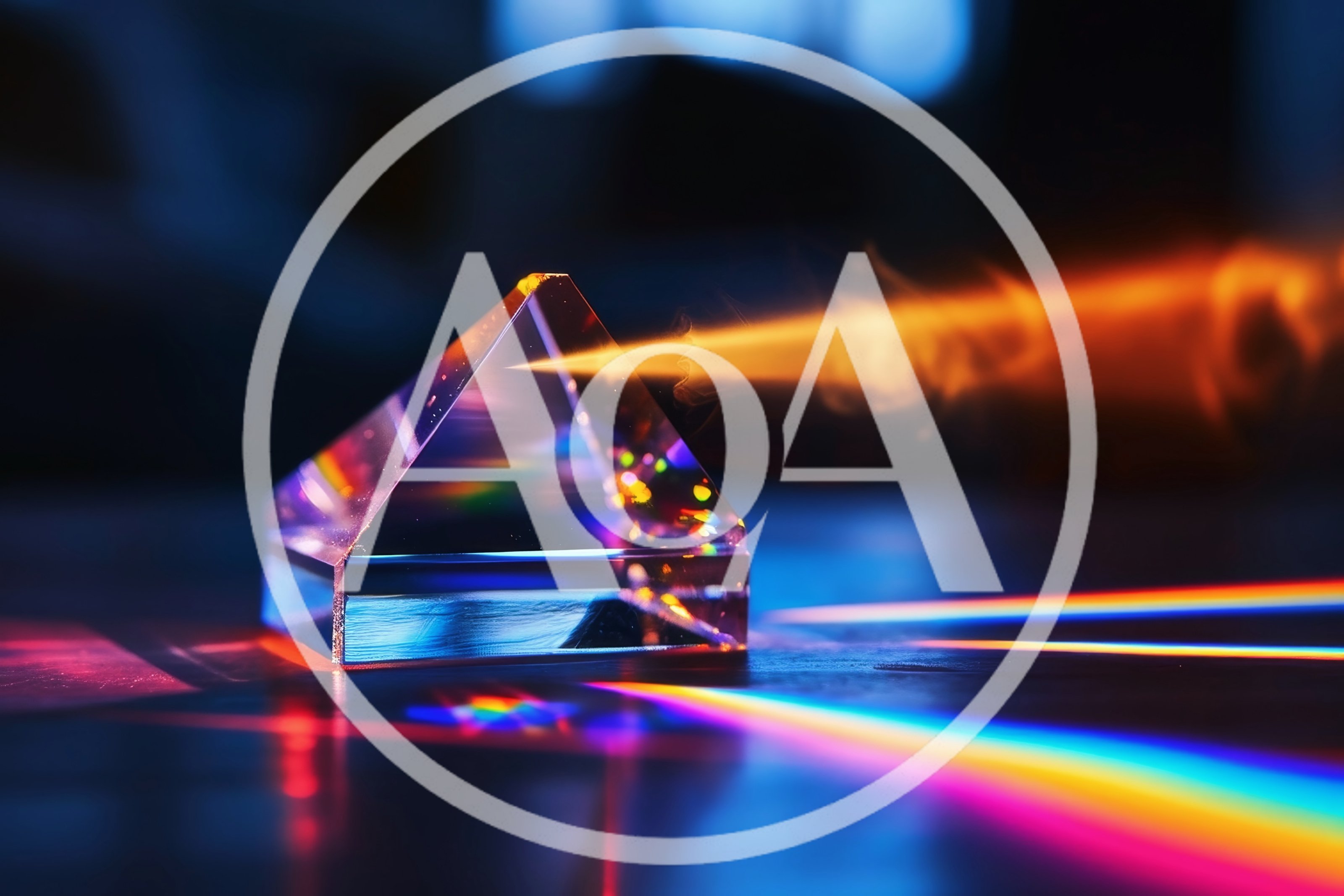 Light Refraction Through A Glass Prism