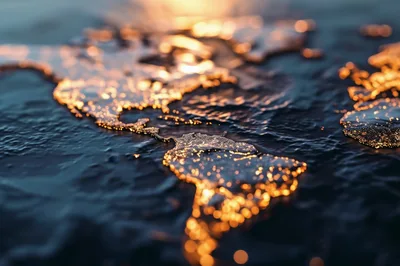 Abstract Glowing Map Of The Americas At Night