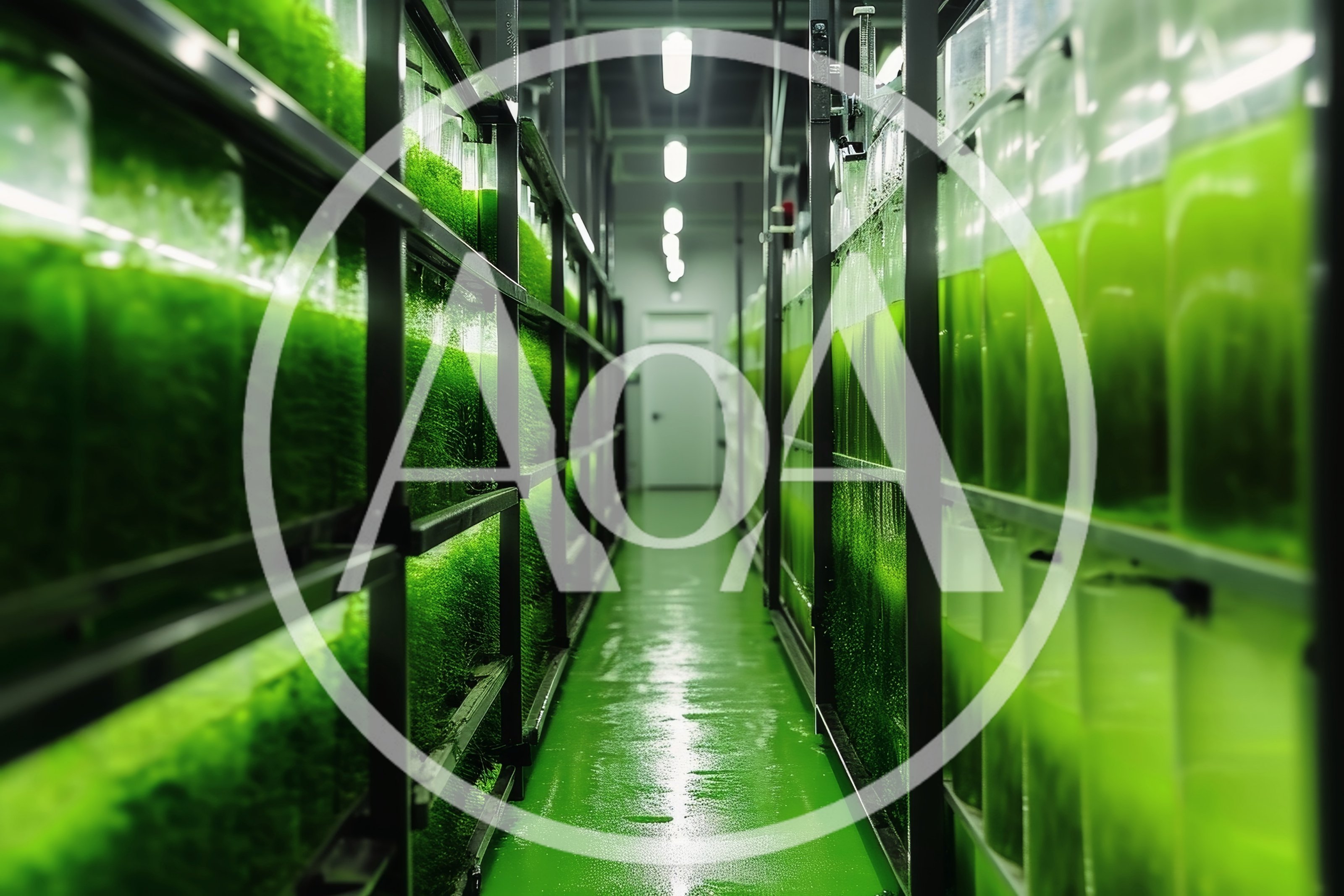 Industrial Algae Cultivation Facility With Vertical Photobioreactors
