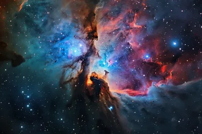 Stunning Lagoon Nebula Deep Space Cosmic Cloud