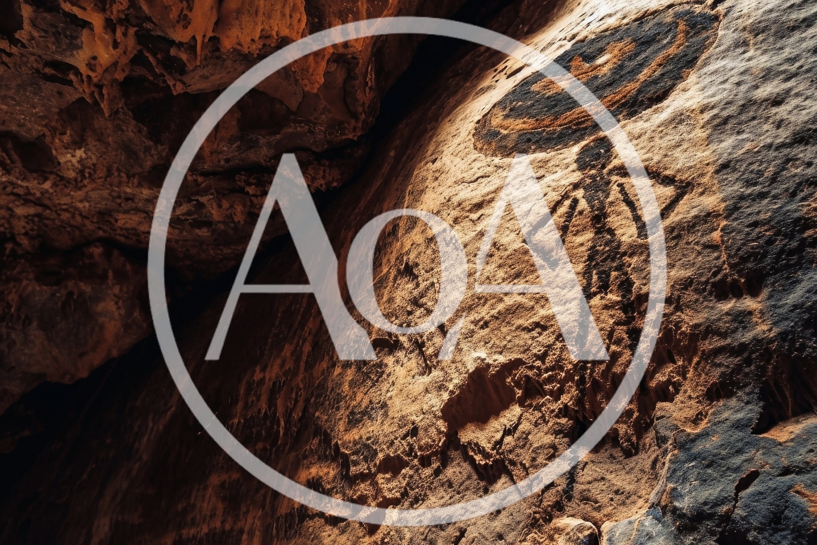 Ancient Petroglyph Carving On A Sandstone Cave Wall
