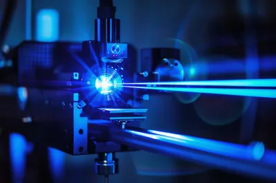 High Precision Laser Laboratory Equipment Emitting Blue Light