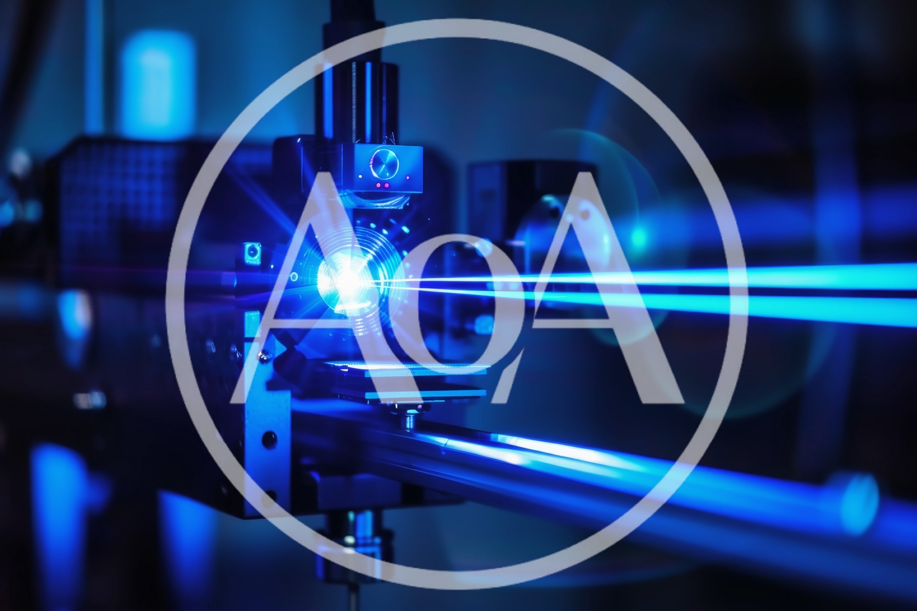 High Precision Laser Laboratory Equipment Emitting Blue Light