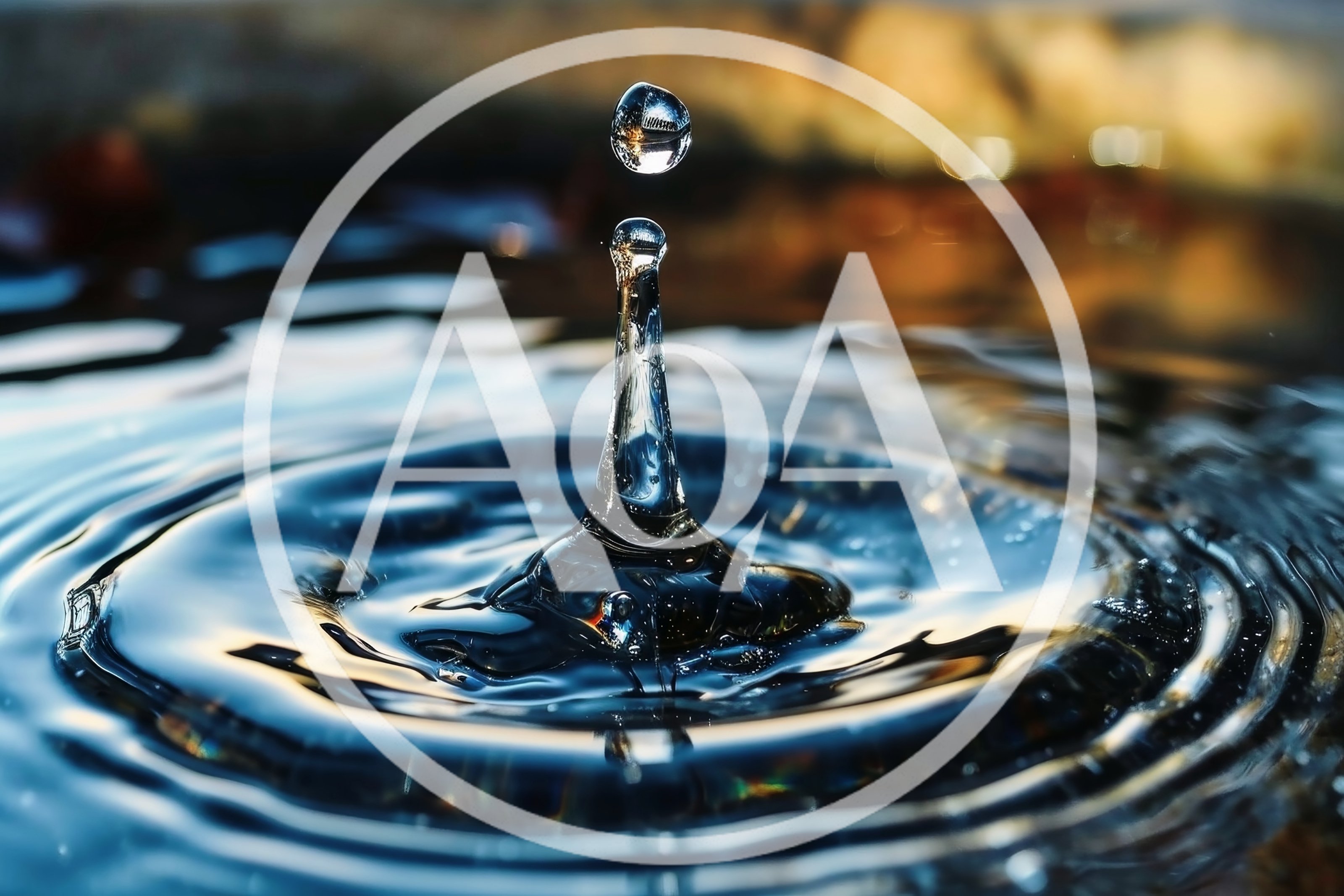 Water Drop Impact Creating Concentric Ripples And Crown