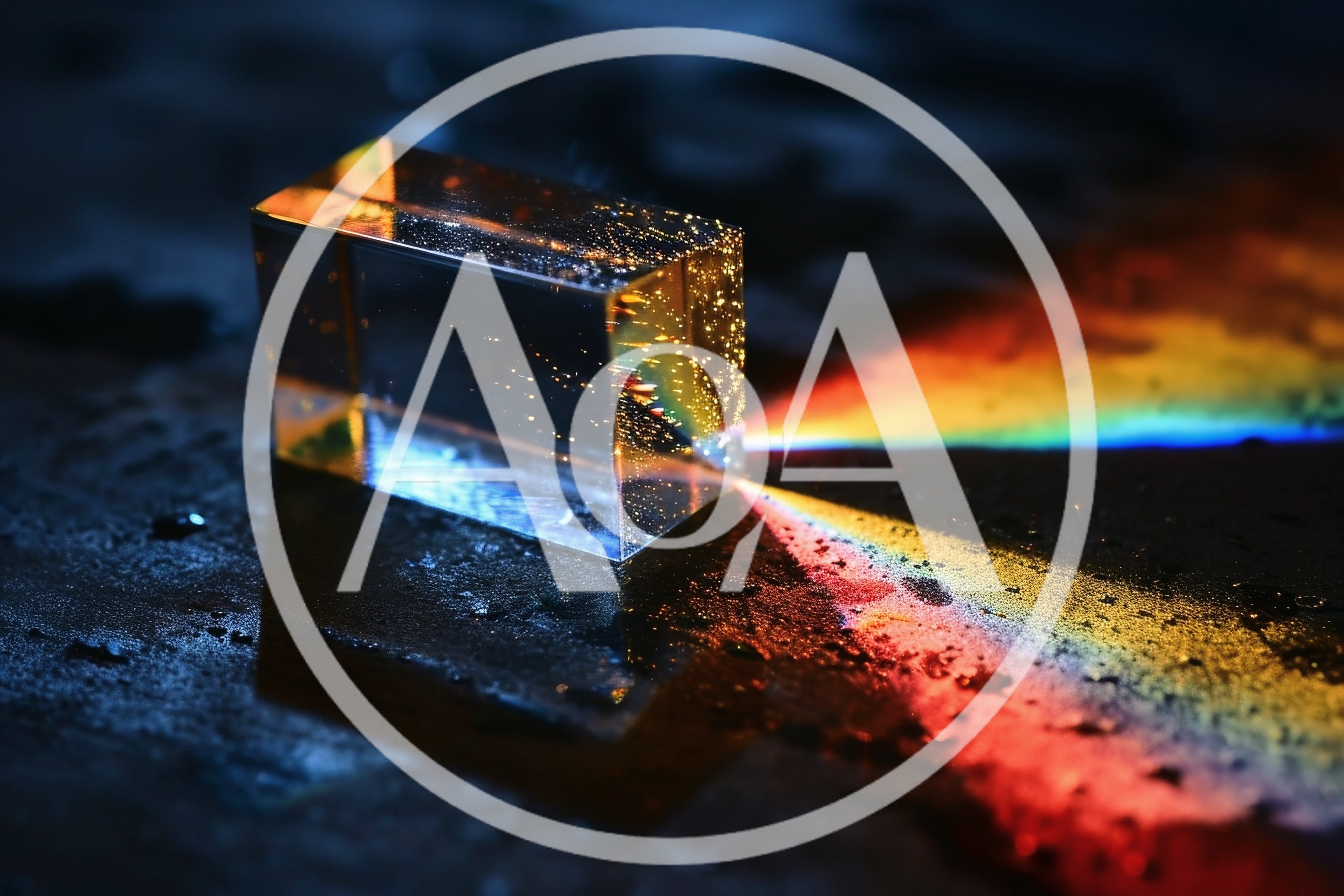 Light Refraction Through A Glass Prism