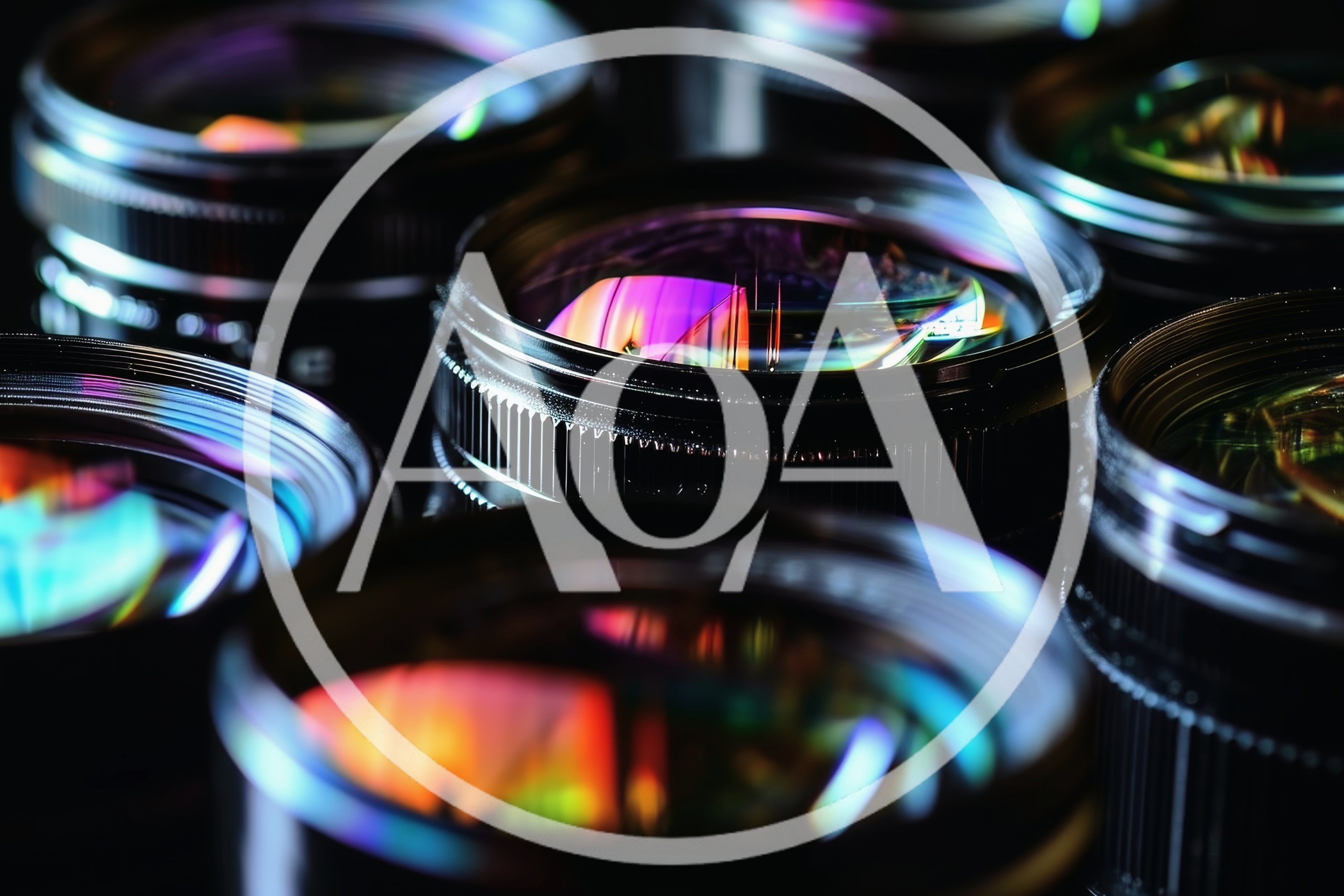 Close Up Of Multiple Camera Lenses