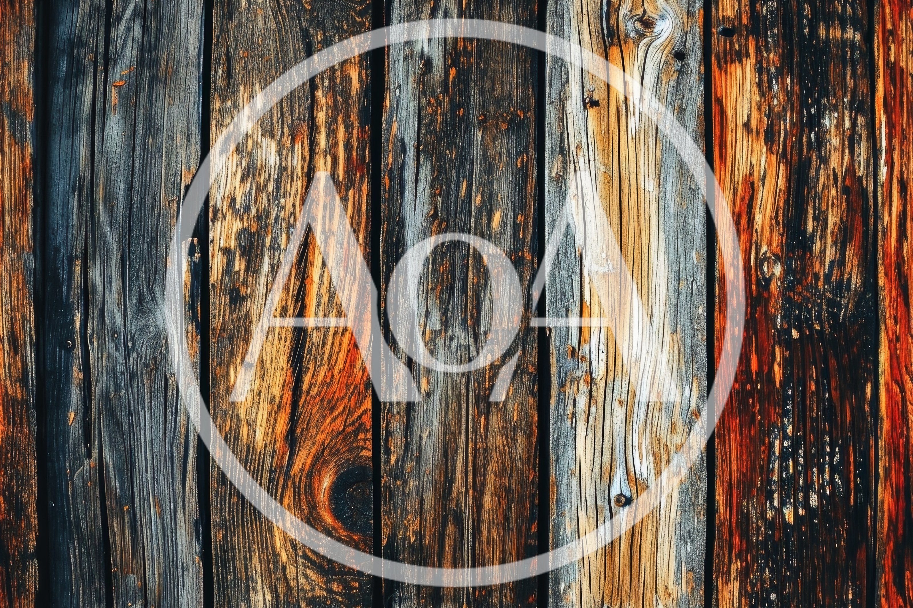 Weathered Vertical Wooden Planks With Rustic Texture