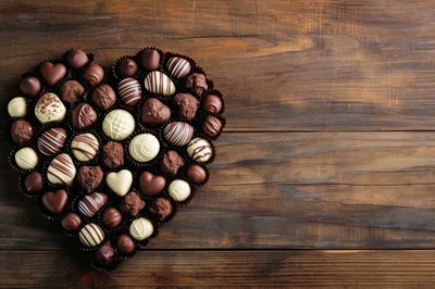 Heart Shaped Box Of Assorted Gourmet Chocolates