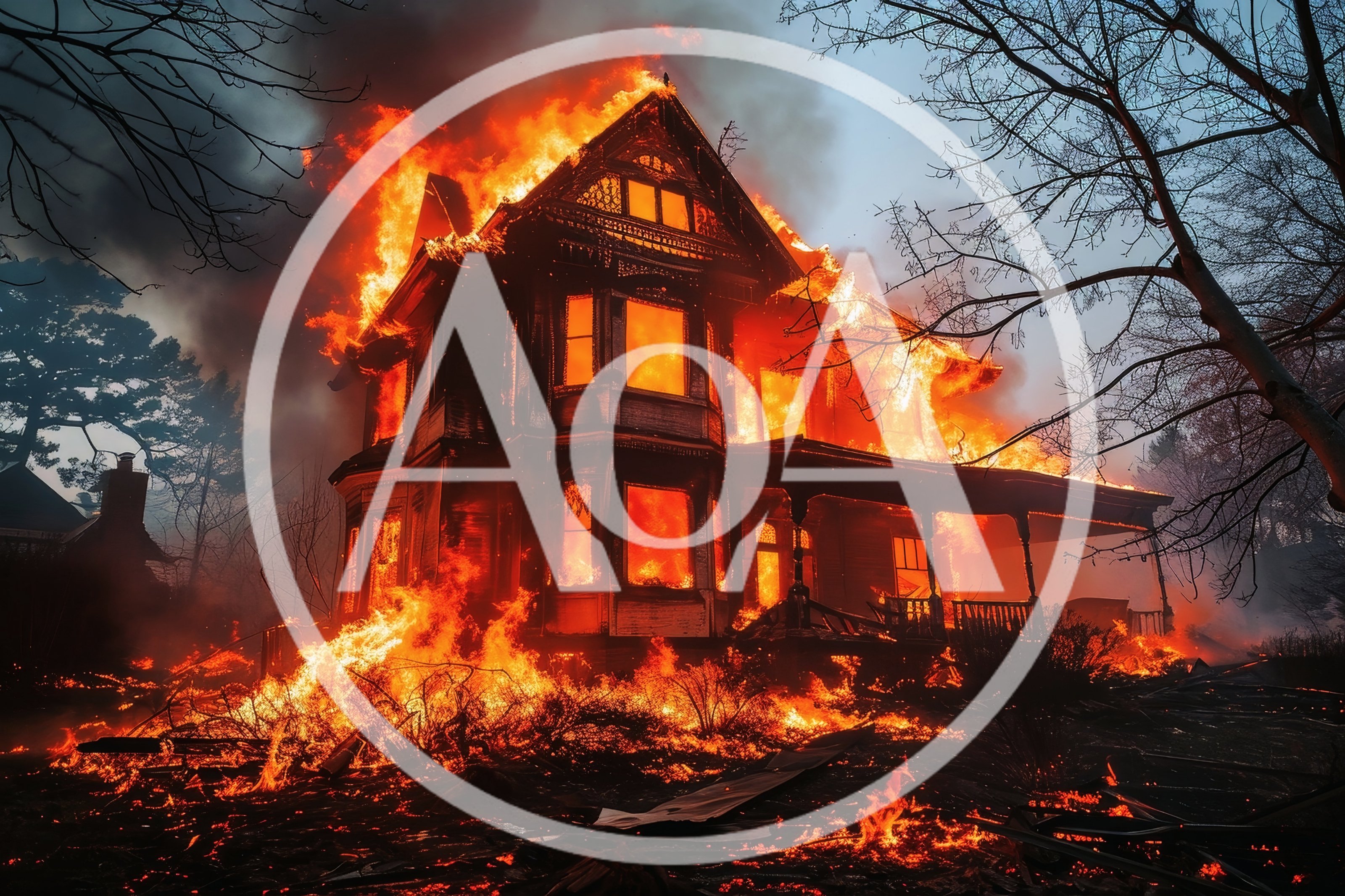 Victorian House Engulfed In Intense Structural Fire
