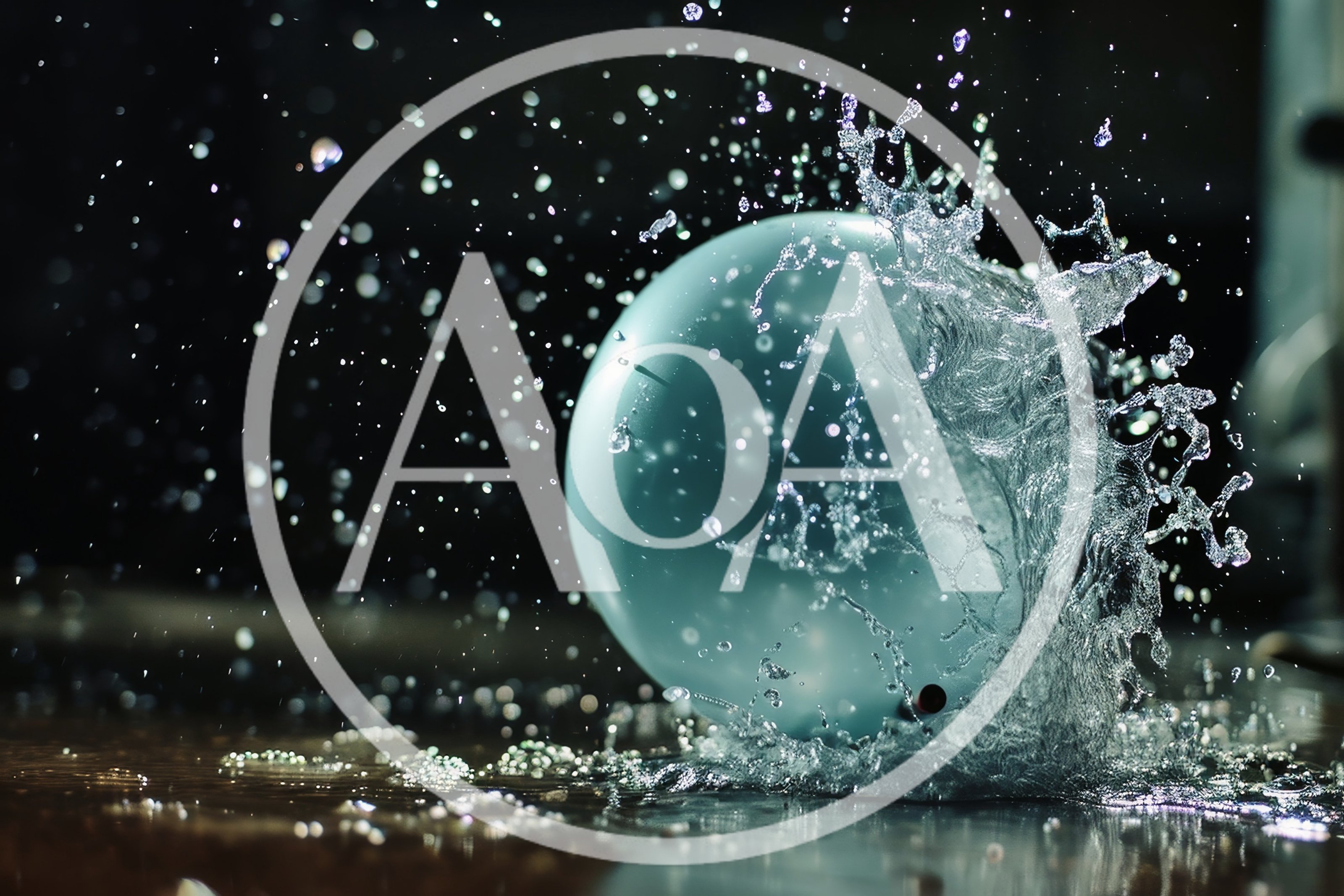Water Balloon Bursting With High Speed Splash