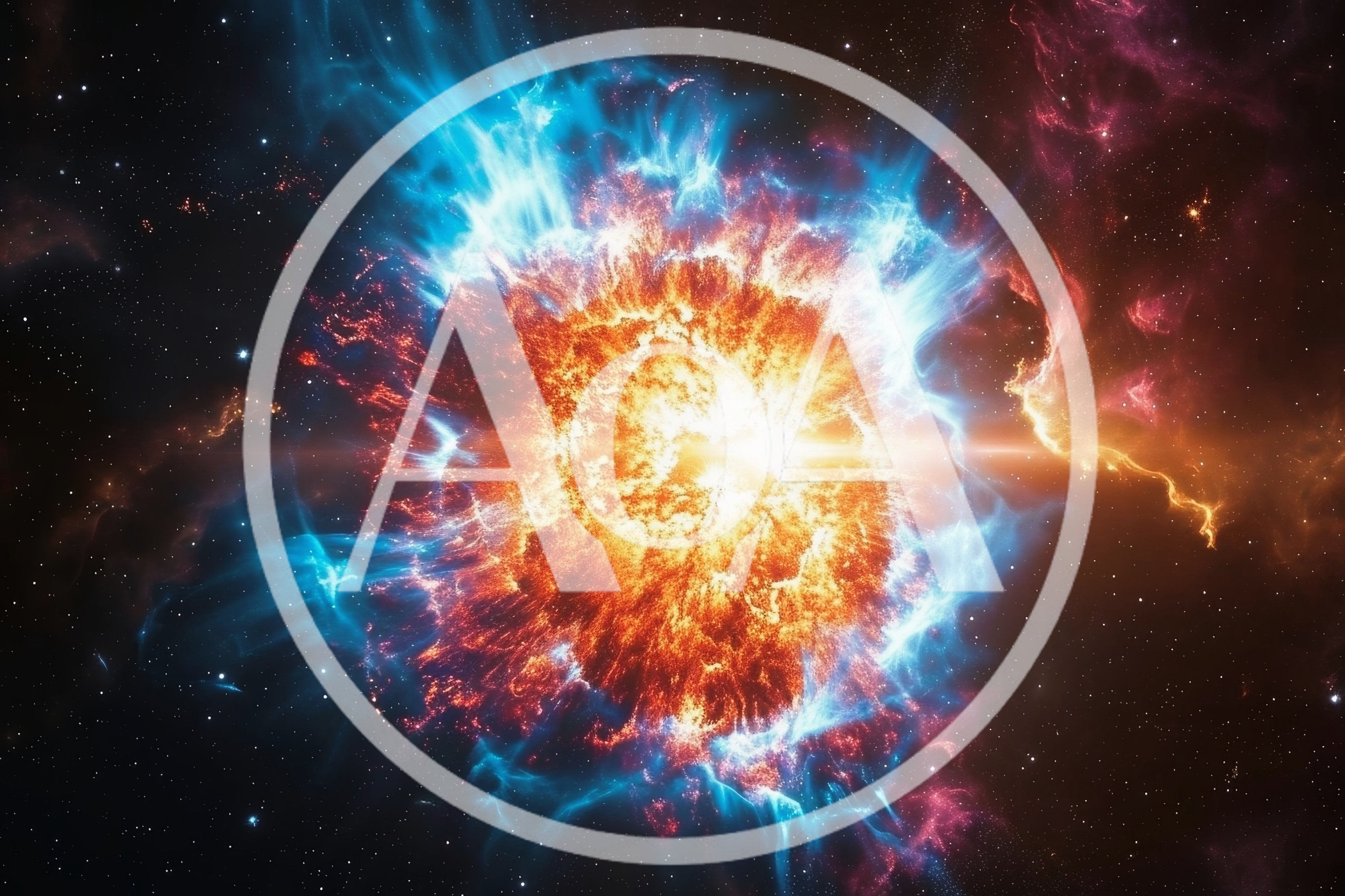 Supernova Explosion In Deep Space Nebula