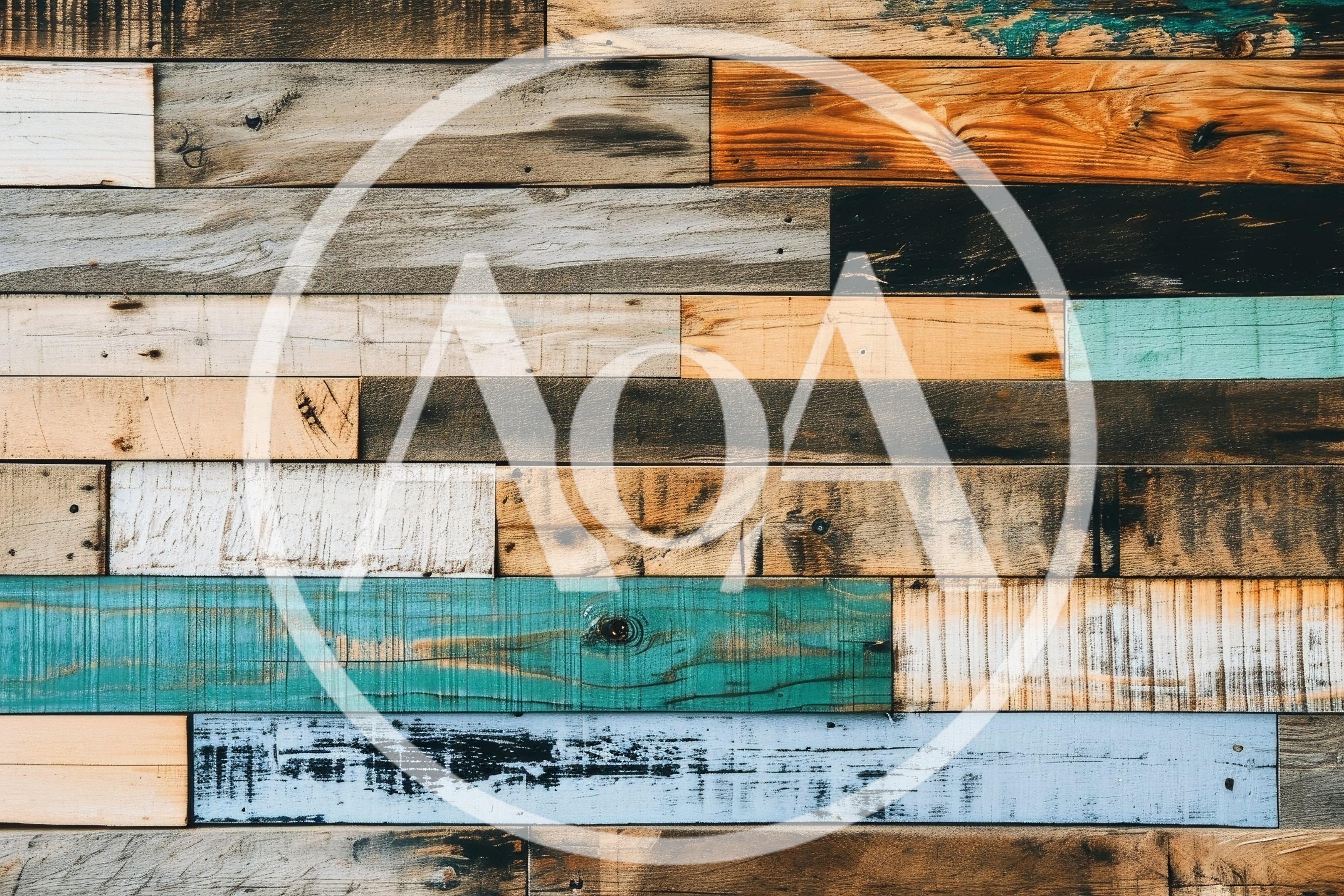 Rustic Reclaimed Wood Planks Wall Background