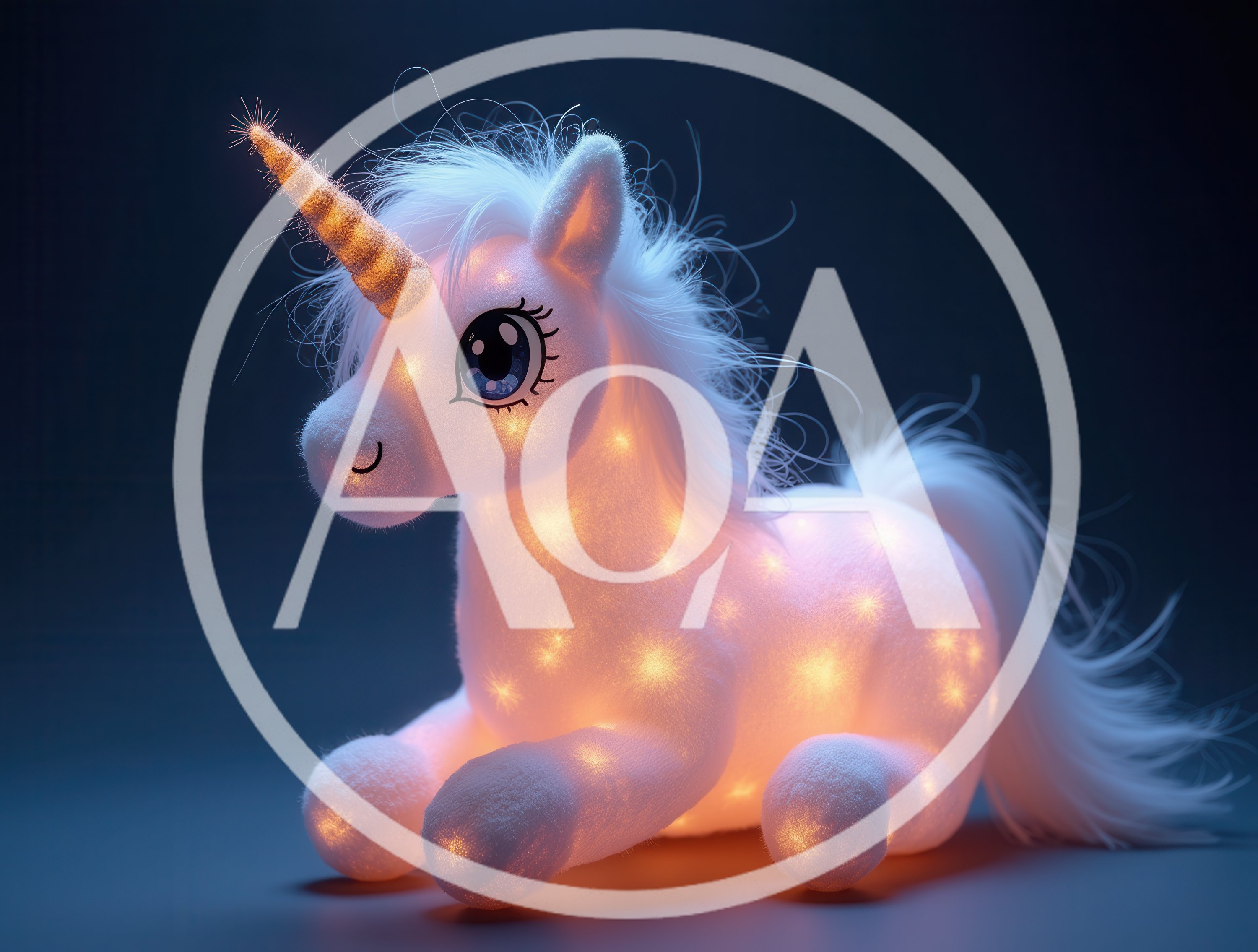 Glowing Plush Unicorn Toy With LED Lights