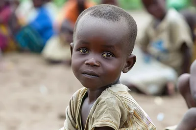 Portrait Of A Young African Child