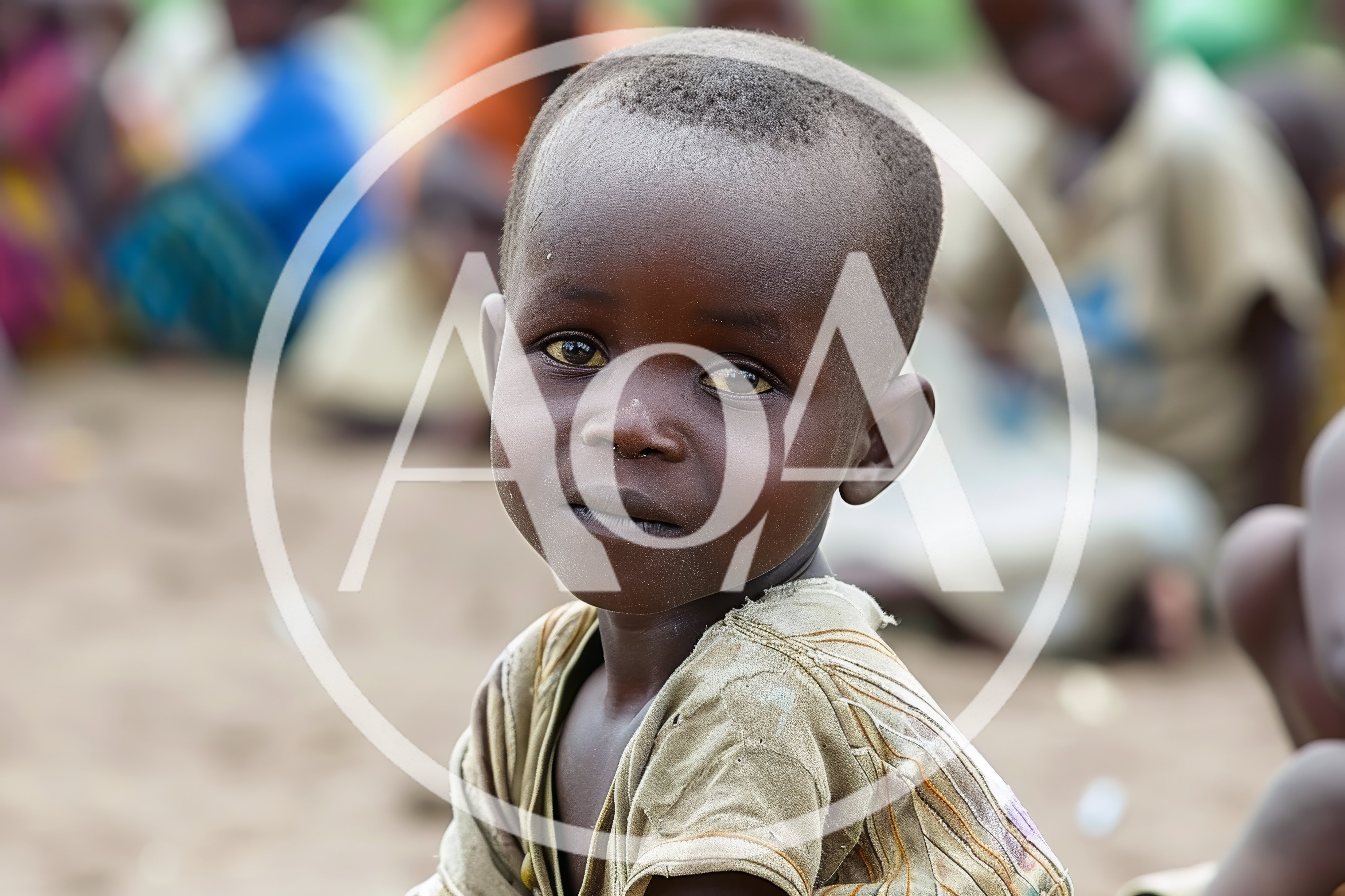 Portrait Of A Young African Child