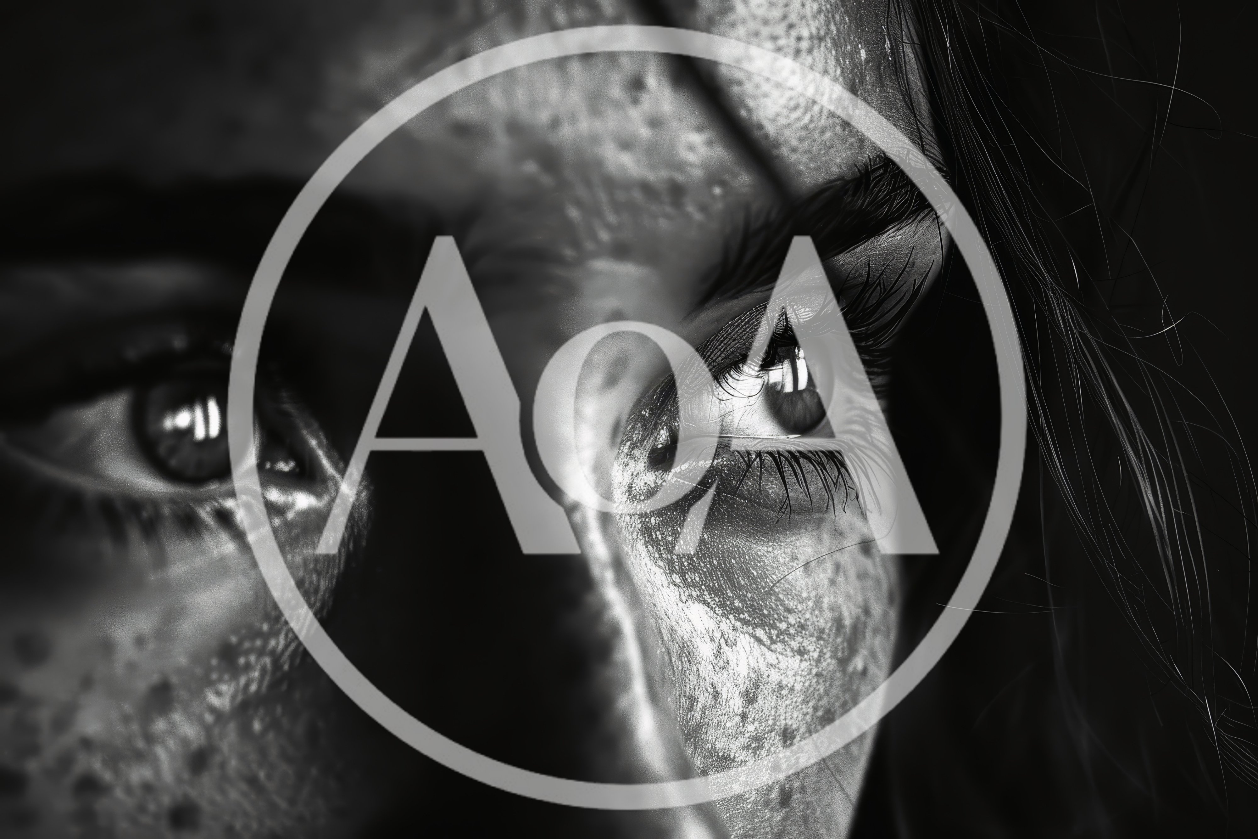 Extreme Close Up Of A Woman's Intense Eyes