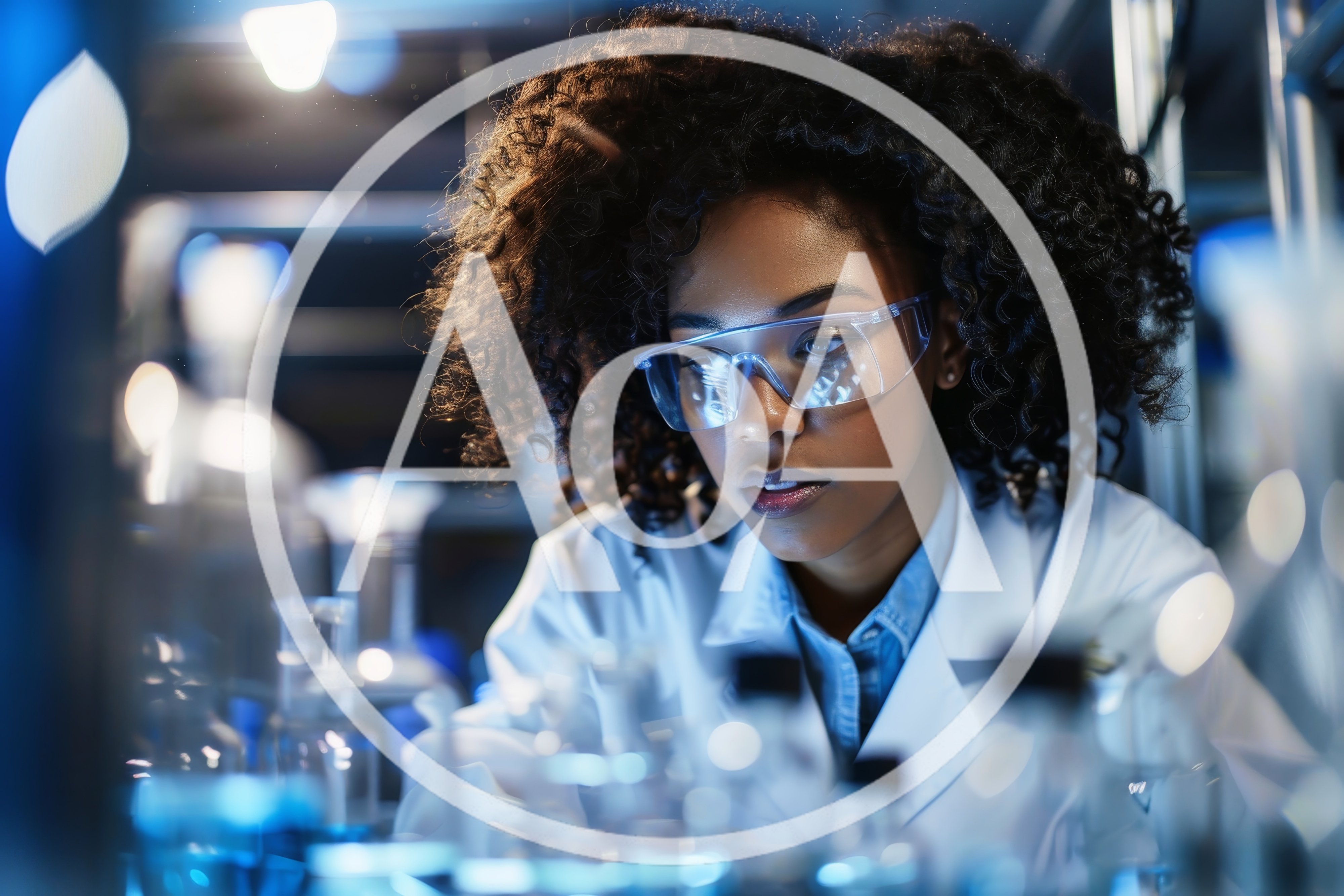 Female Scientist Conducting Research In A Modern Laboratory