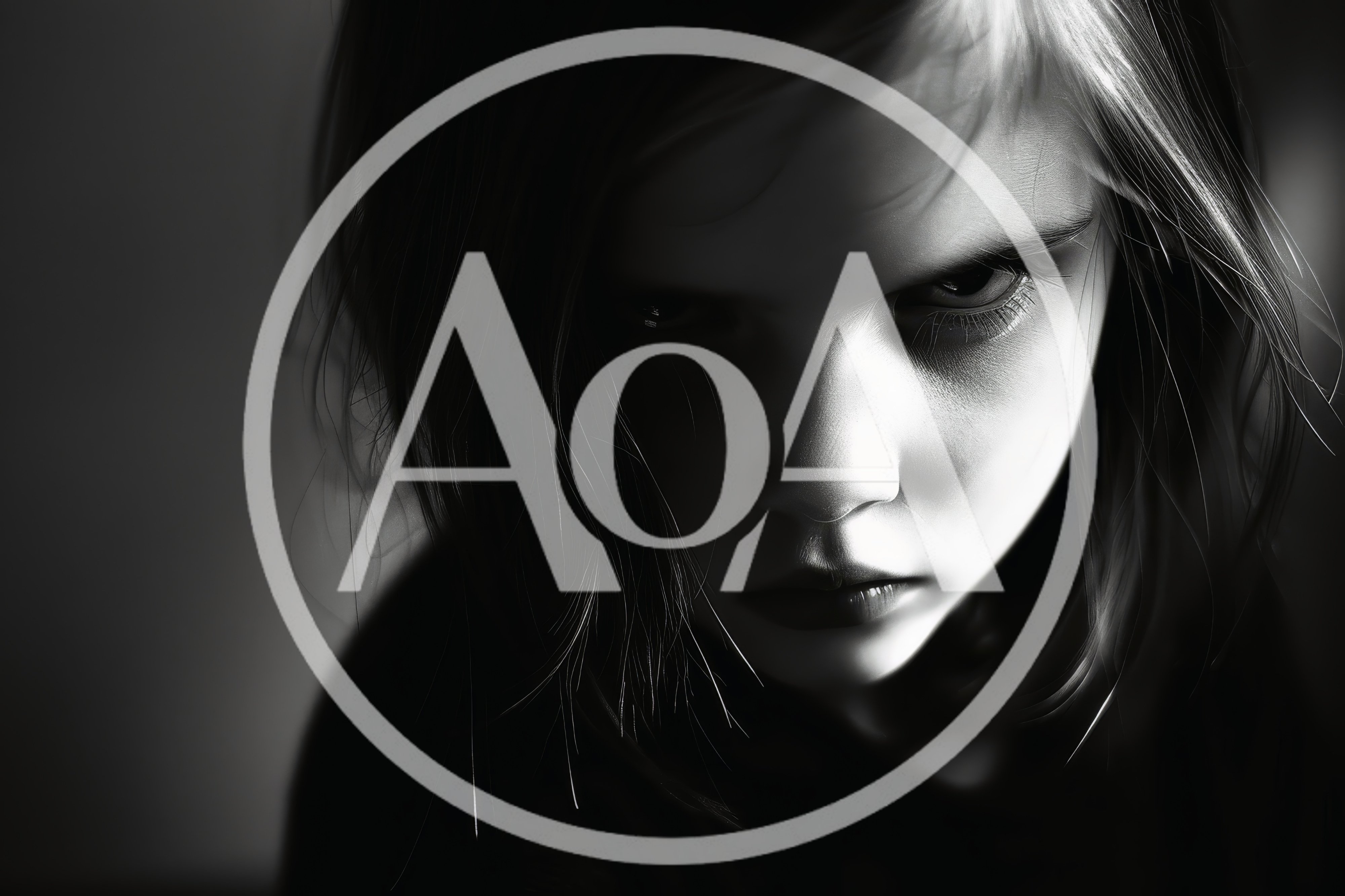 Portrait Of A Young Girl With Intense Expression