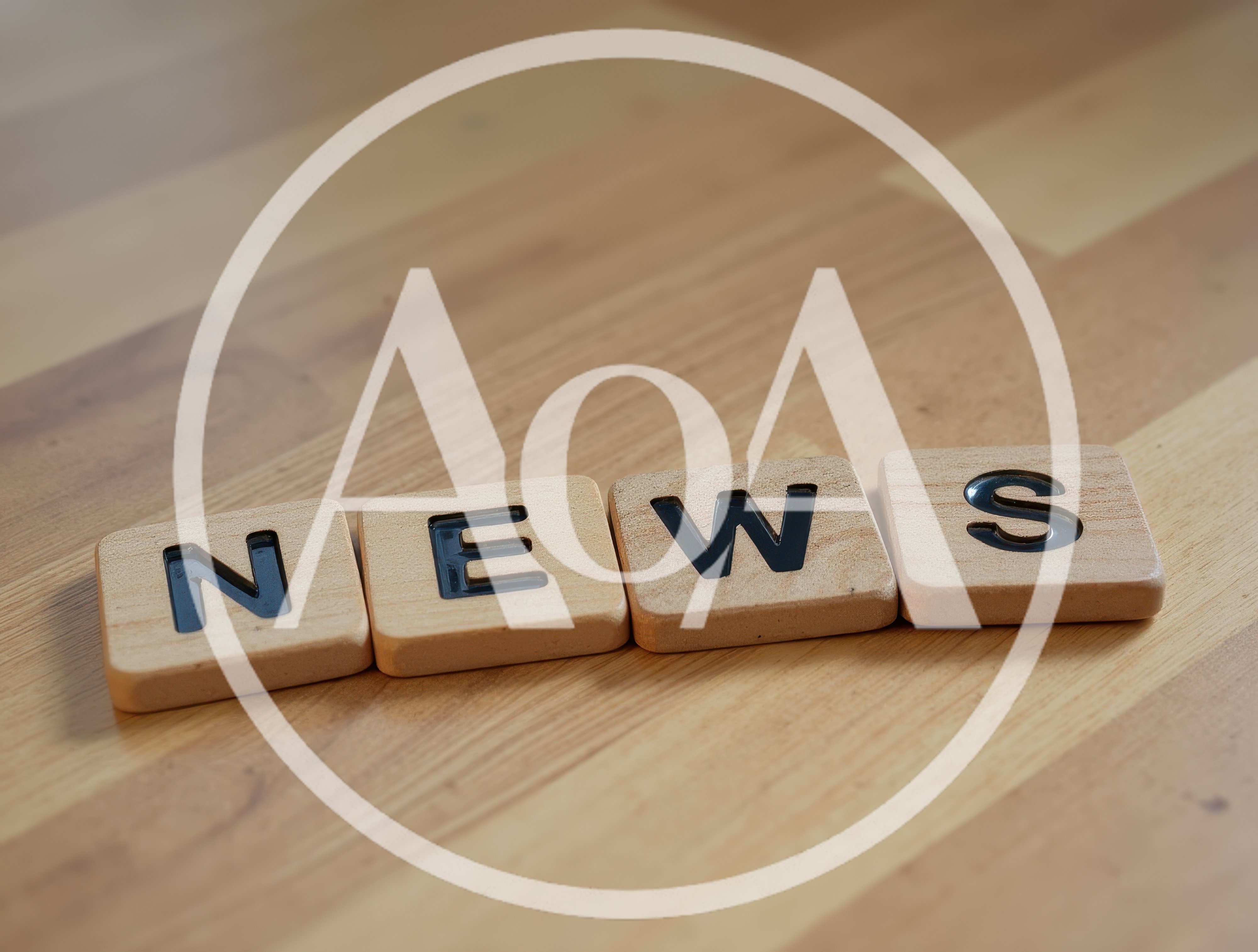 Wooden Scrabble Tiles Spelling The Word News