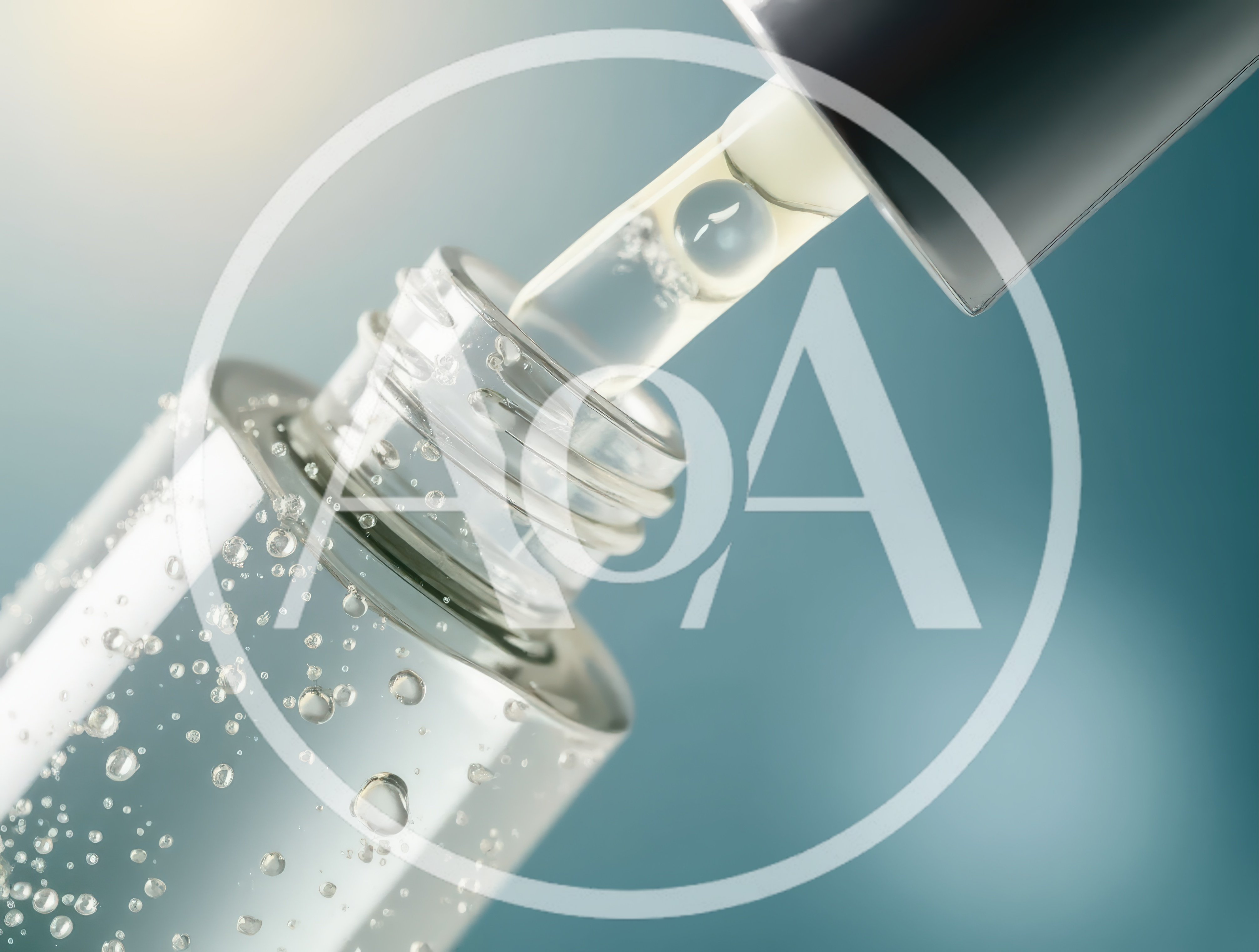 Clear Serum Dropper Bottle With Bubbles
