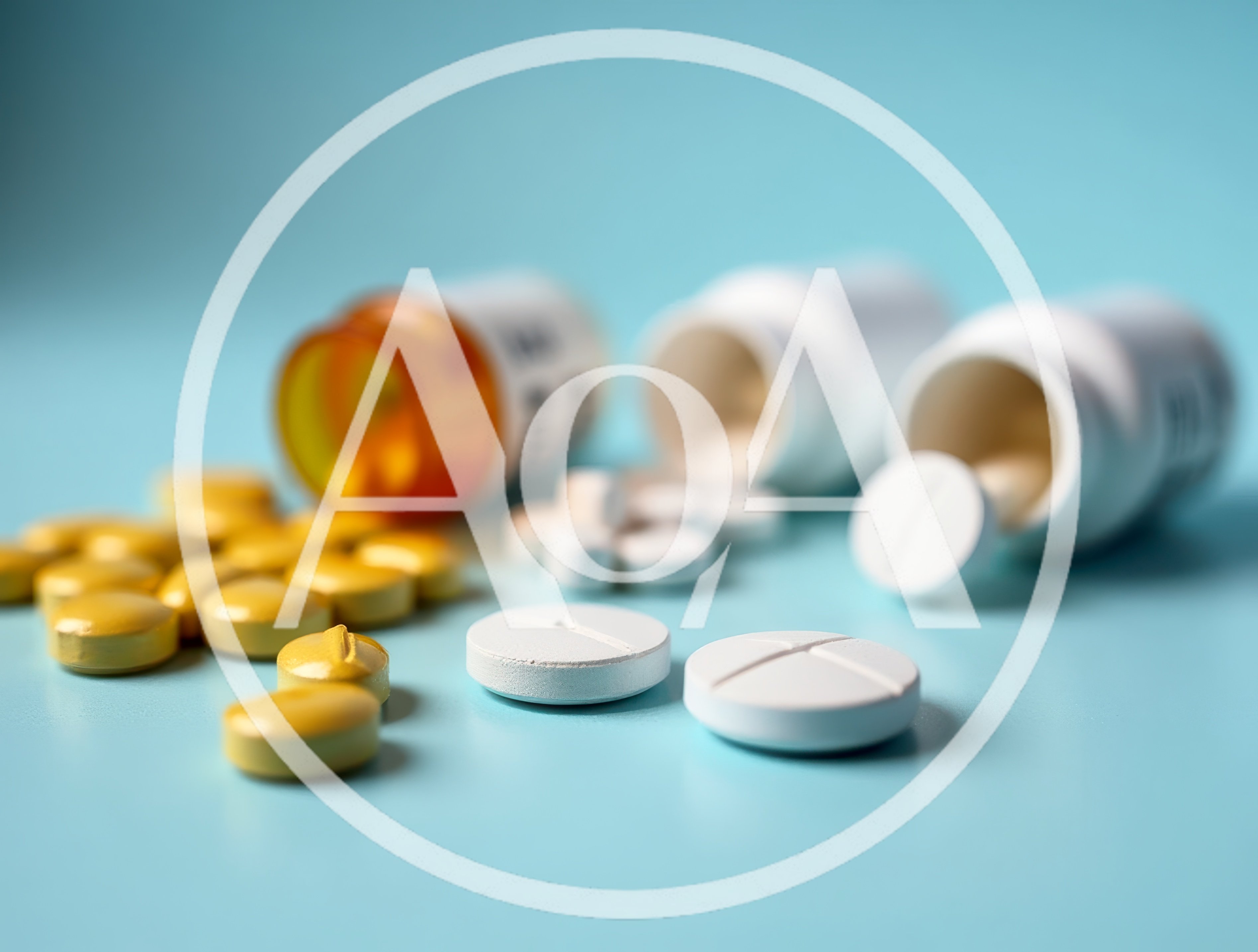 Assorted Prescription Pills and Medication Bottles