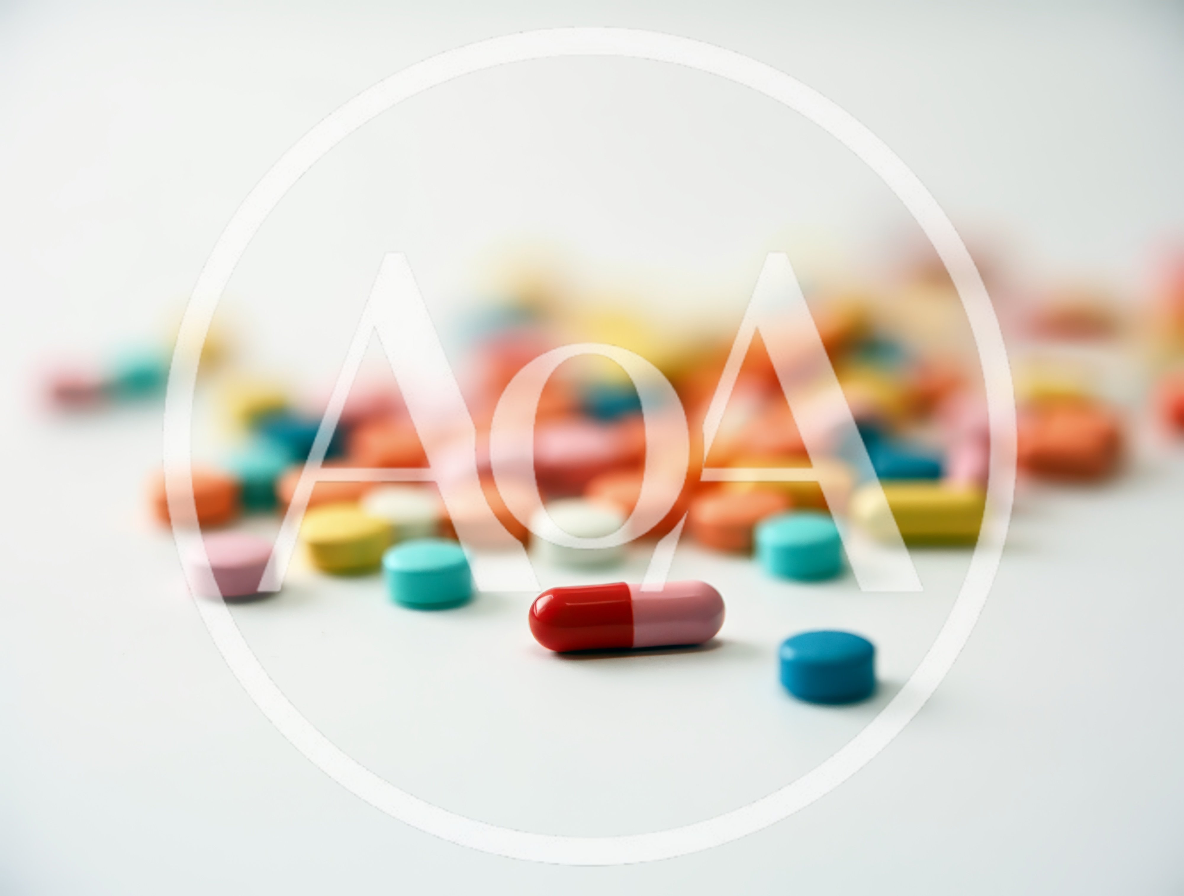 Assorted Colorful Pharmaceutical Pills Scattered on White Surface