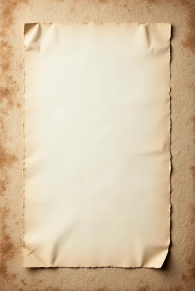 Blank Aged Parchment Paper On Textured Background