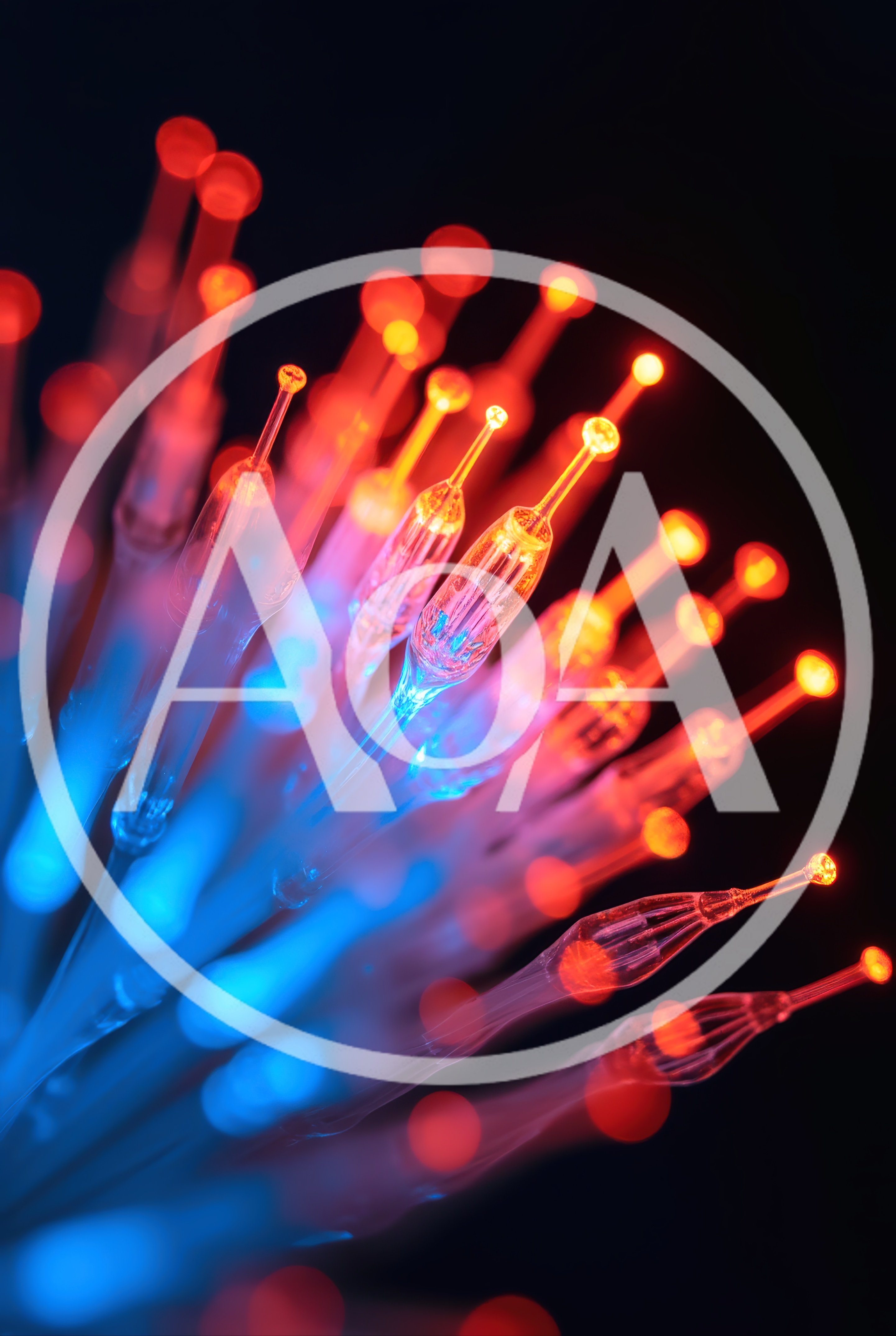 Fiber Optic Light Strands With Glowing Tips