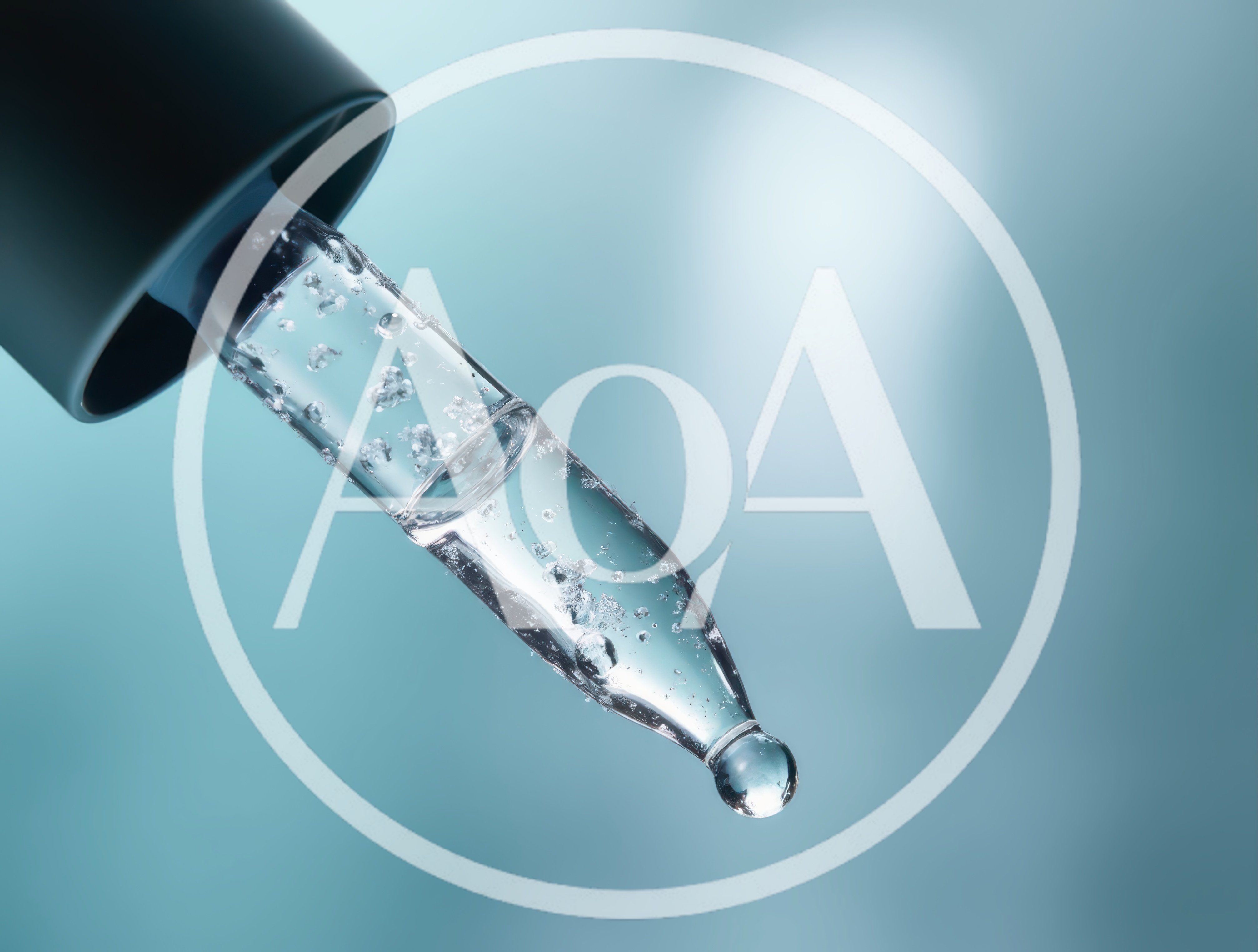 Clear Serum Dropper With Liquid Drop