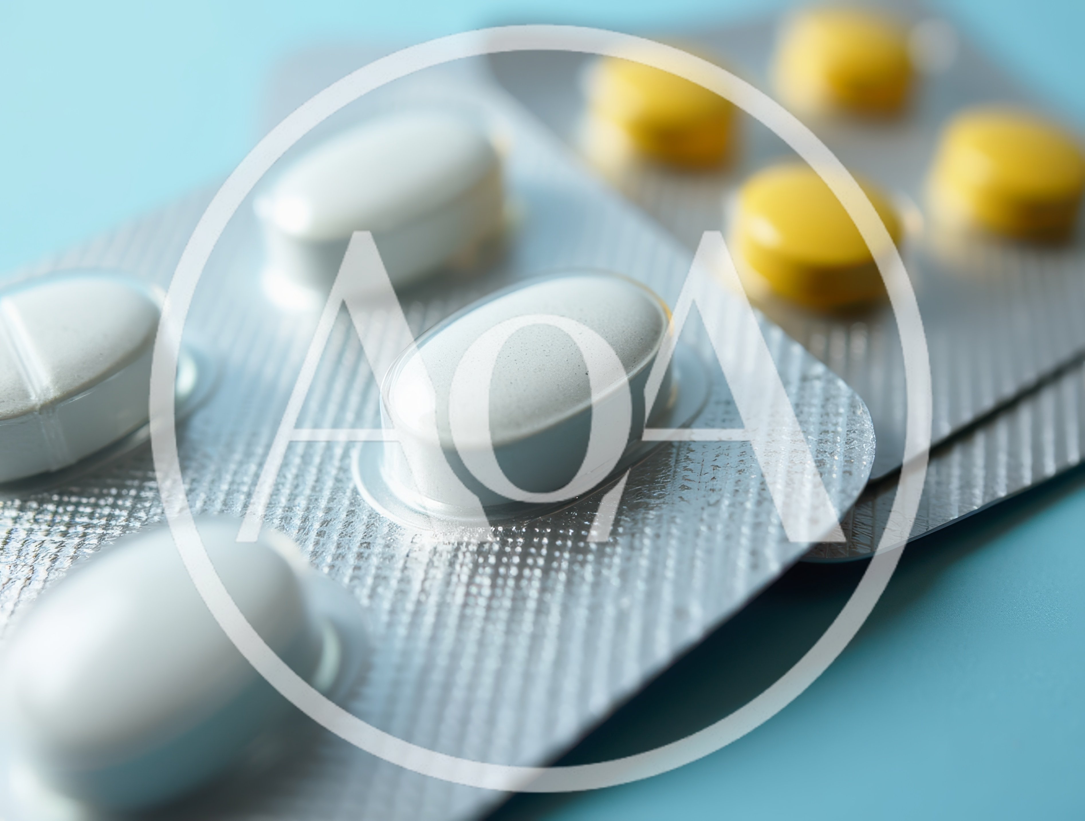 White And Yellow Pills In Blister Packs