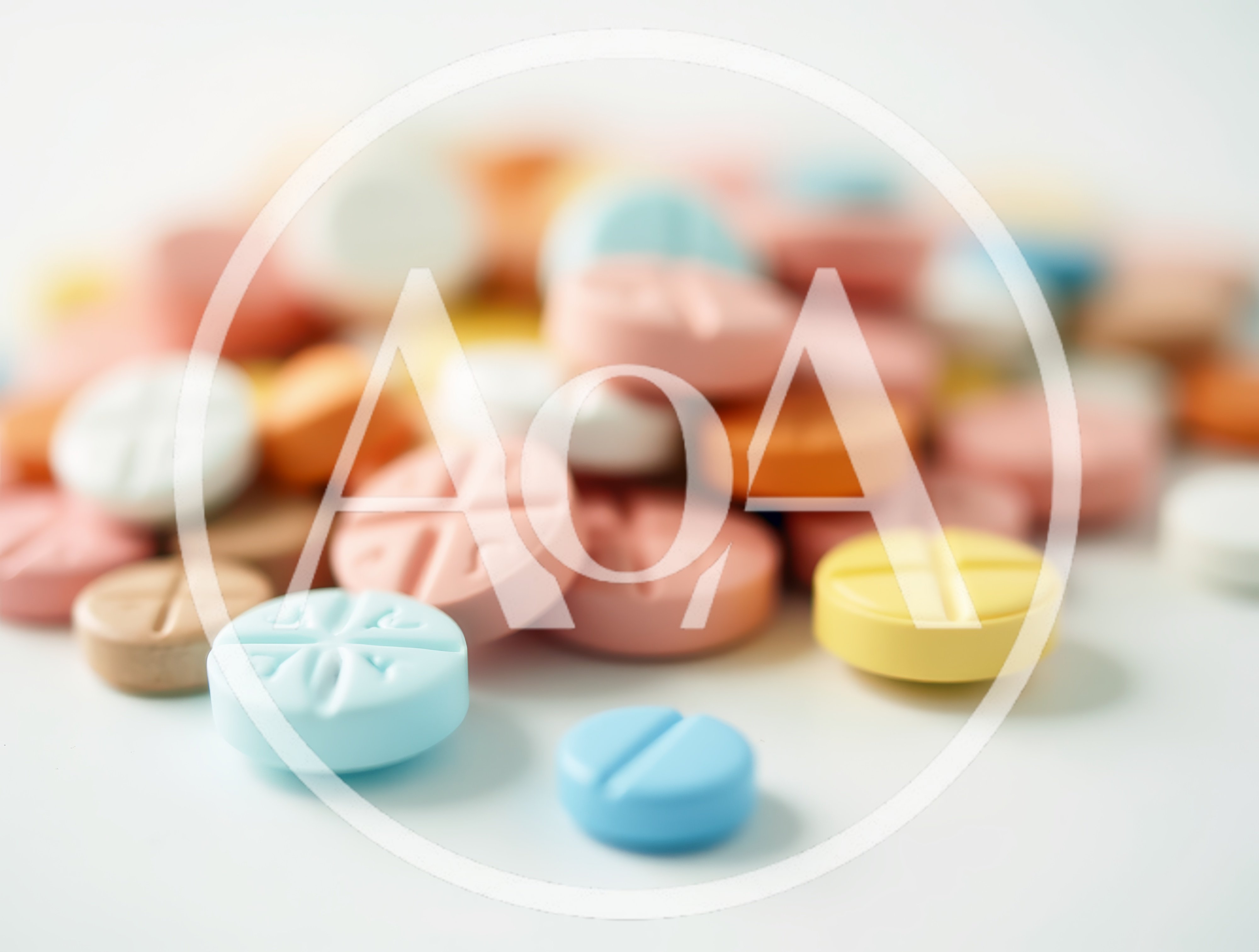 Assorted Colorful Pharmaceutical Pills Scattered on White Surface