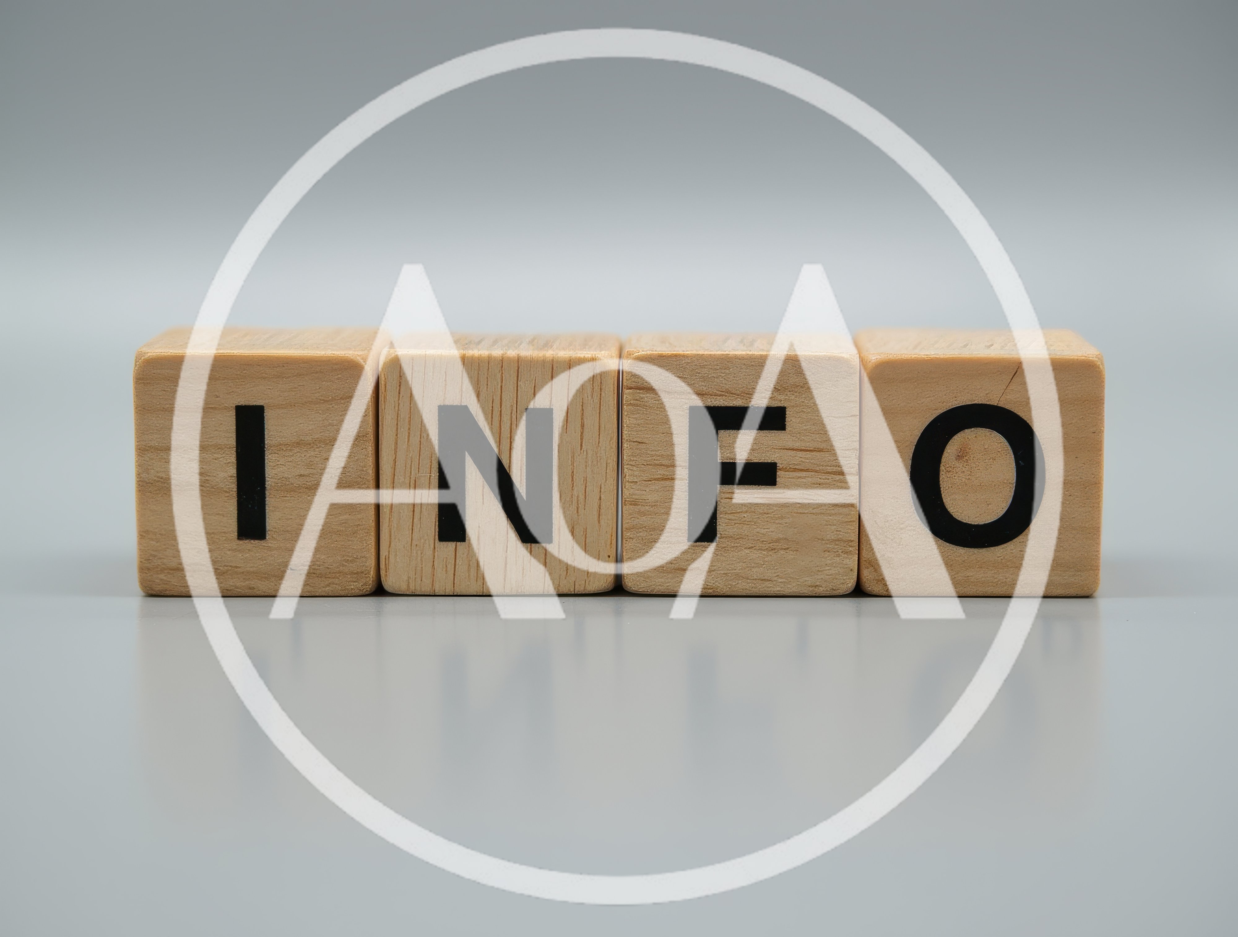 Wooden Blocks Spelling The Word Info