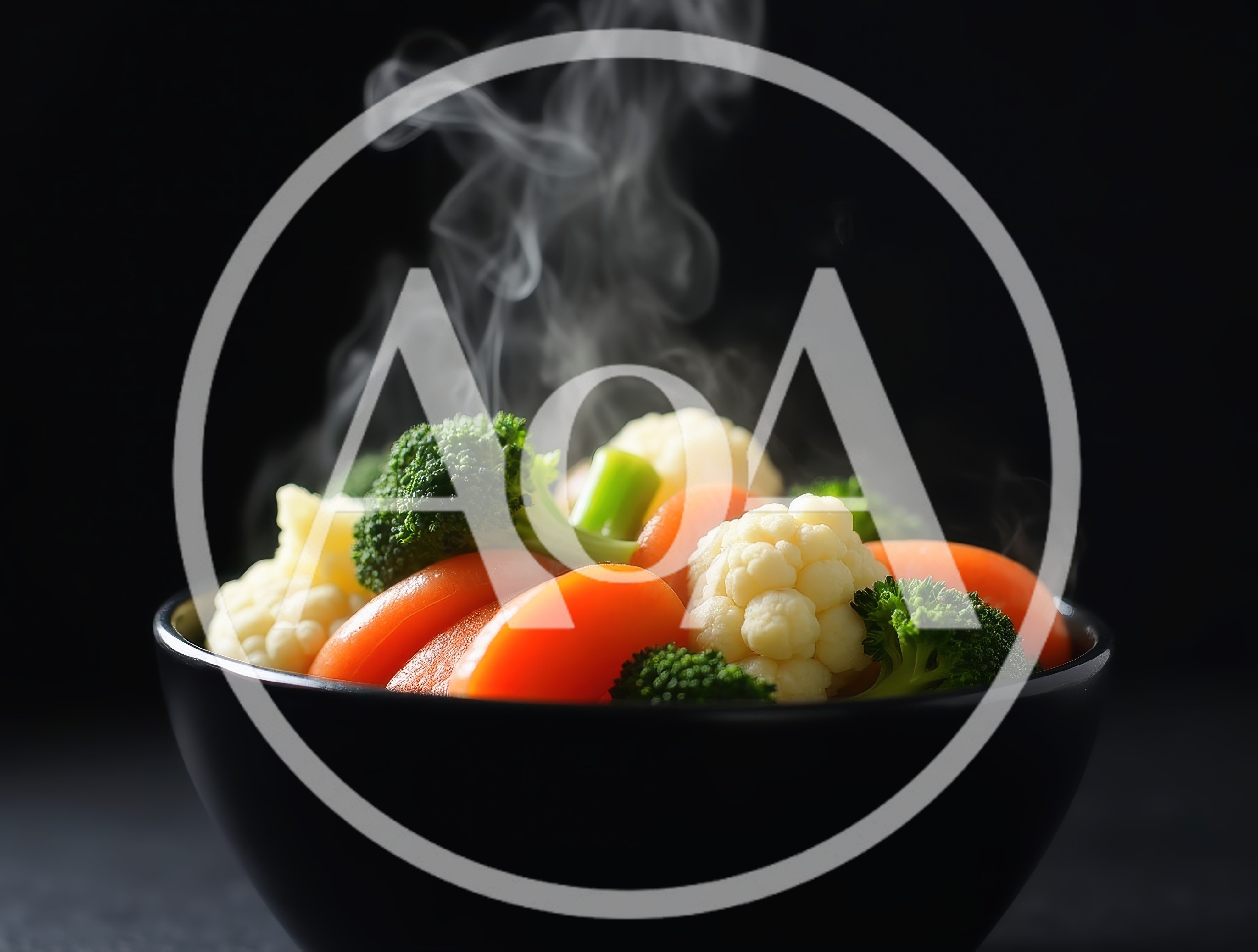 Steaming Bowl Of Fresh Cooked Vegetables