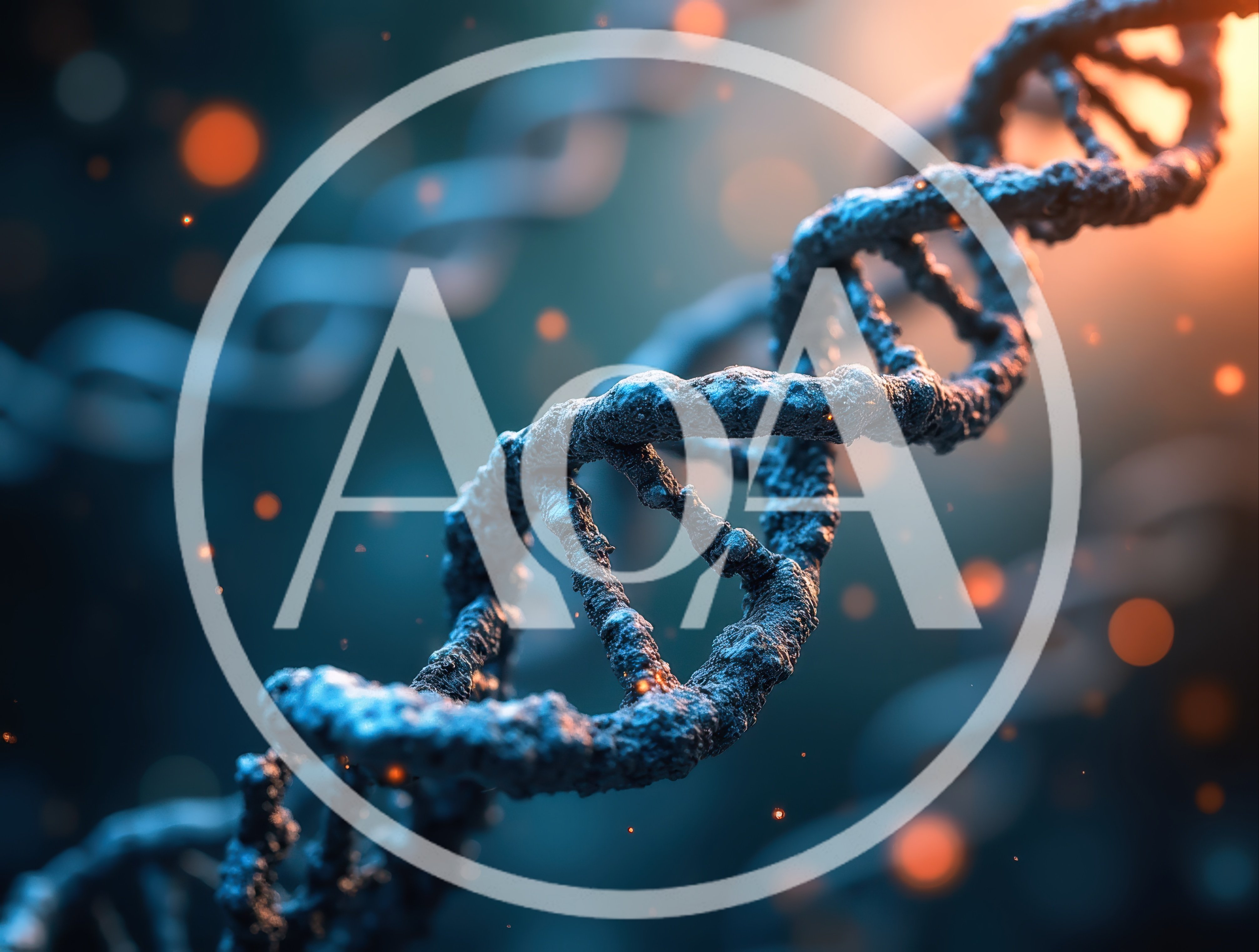 Detailed 3D Render Of A DNA Double Helix