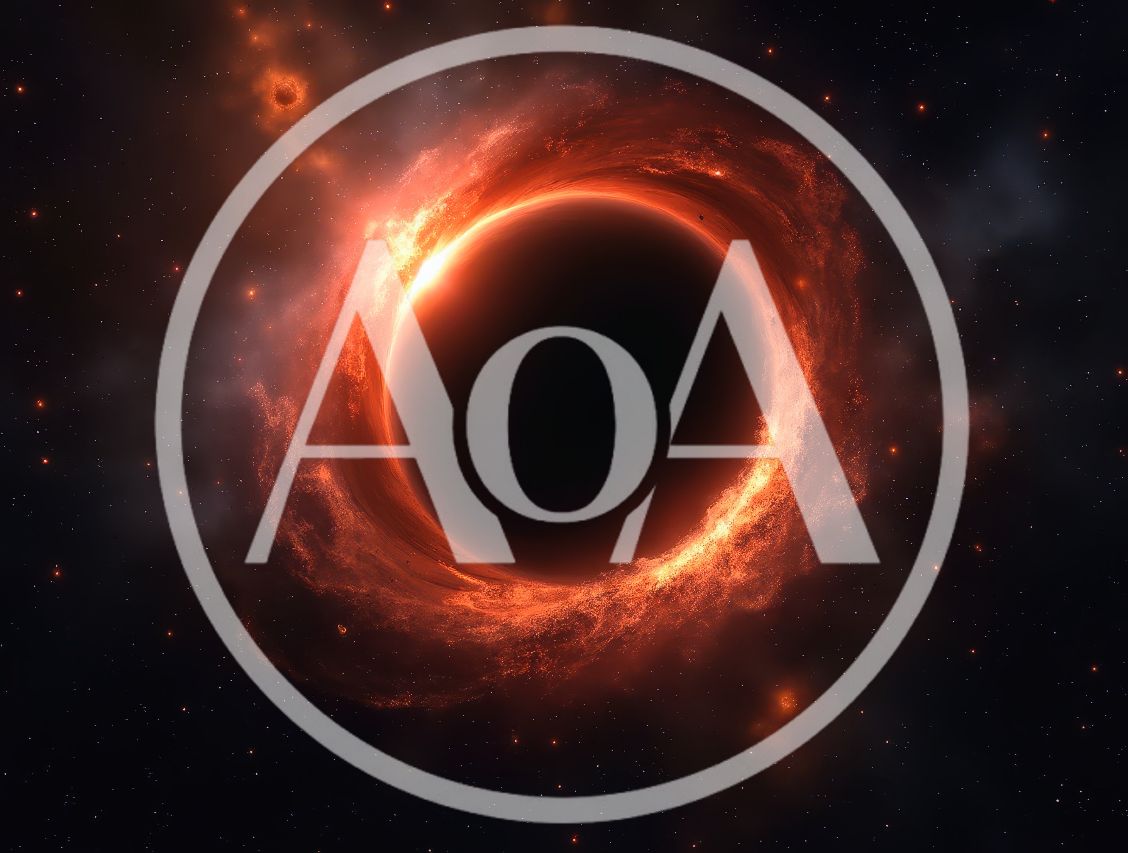 Supermassive Black Hole With Glowing Accretion Disk