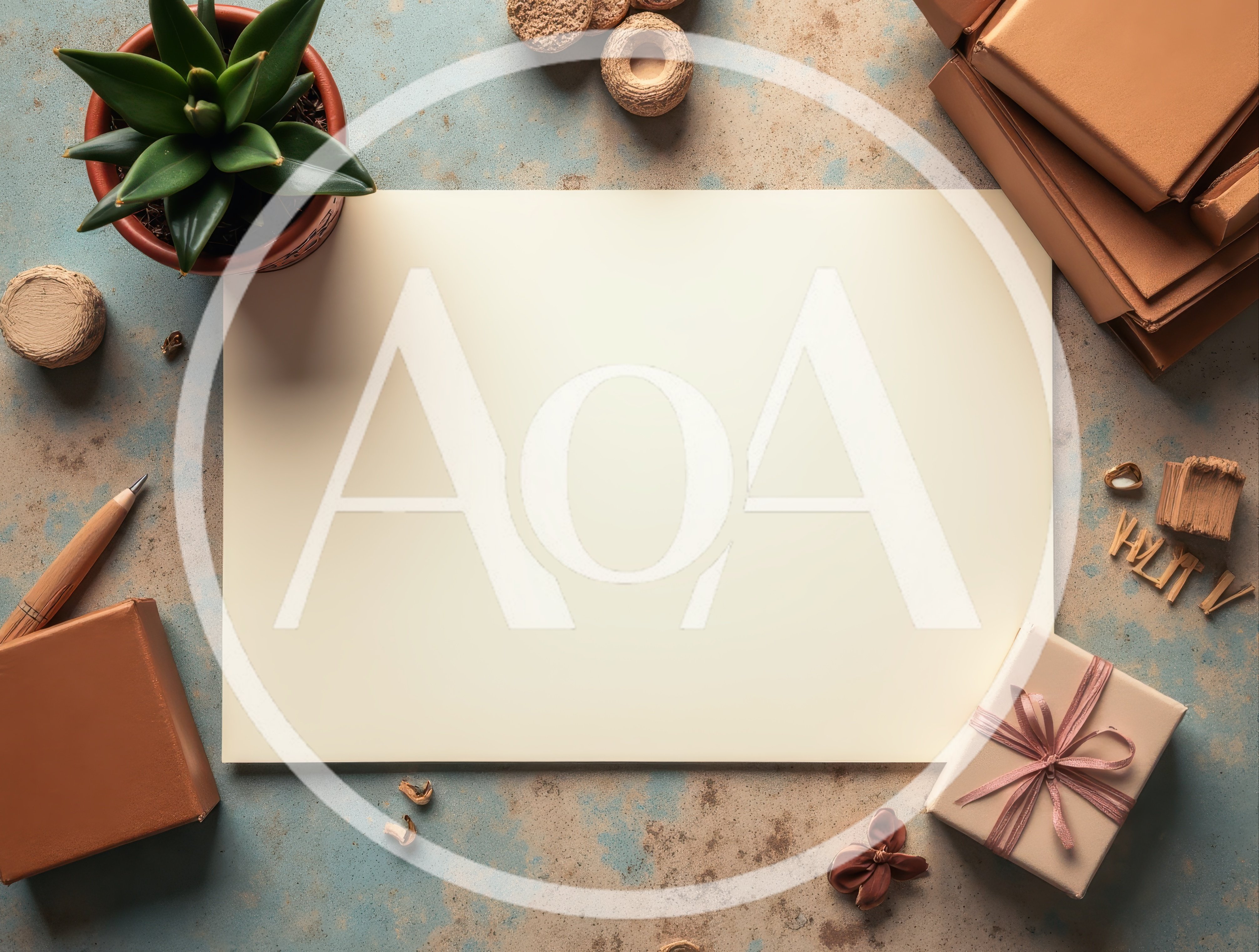 Flat Lay Composition With Blank Paper And Stationery