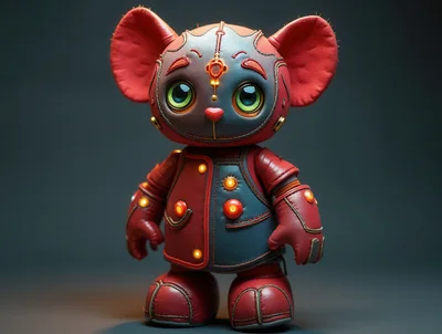 Cute Steampunk Mouse Robot Toy