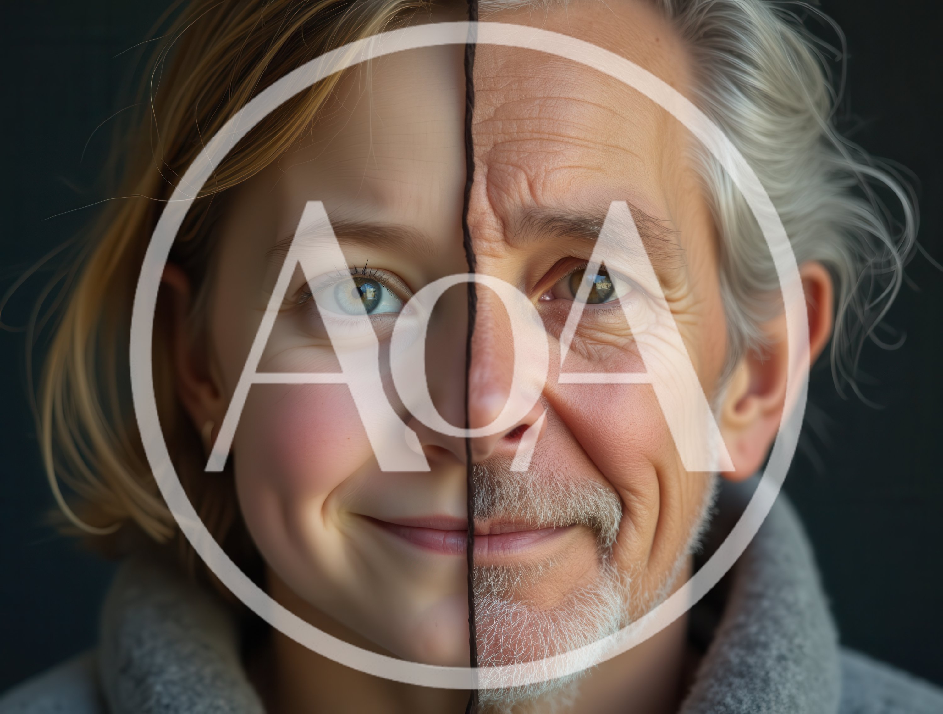 Composite Portrait Of A Young Woman And Older Man