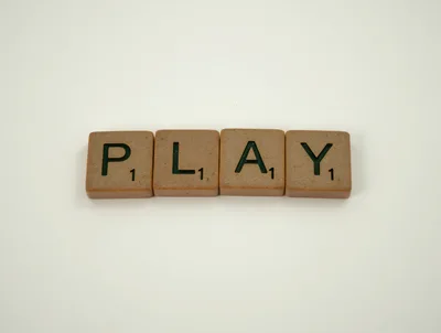 Scrabble Tiles Spelling The Word Play